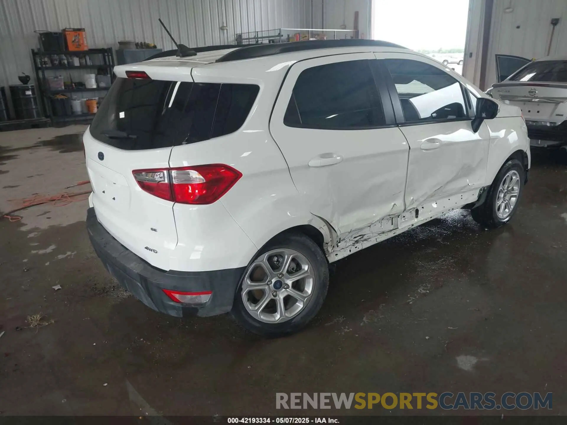 4 Photograph of a damaged car MAJ6S3GL4MC410607 FORD ECOSPORT 2021