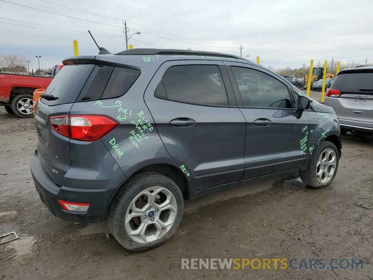 3 Photograph of a damaged car MAJ6S3GL4MC451206 FORD ECOSPORT 2021