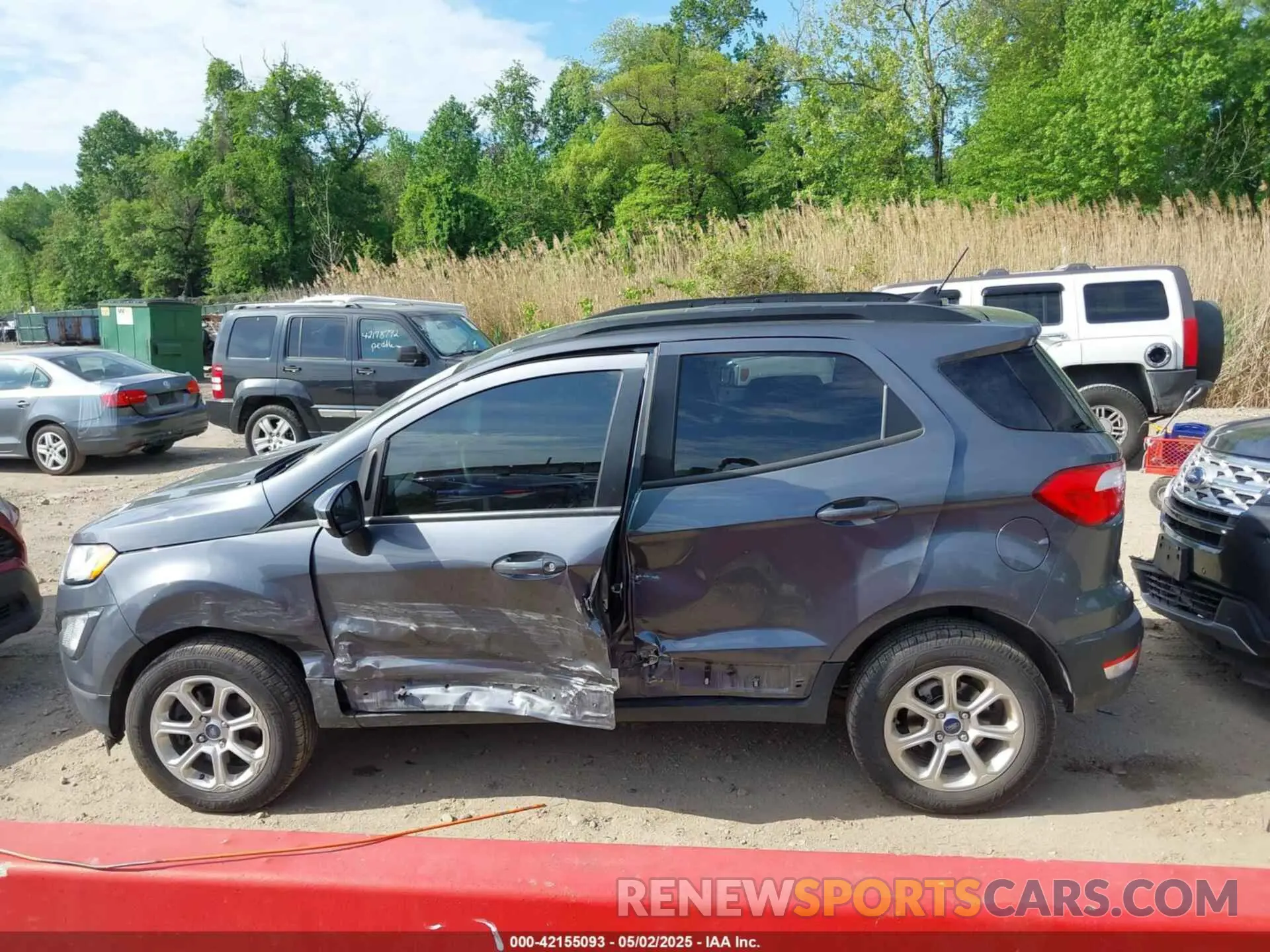 14 Photograph of a damaged car MAJ6S3GL7MC427059 FORD ECOSPORT 2021