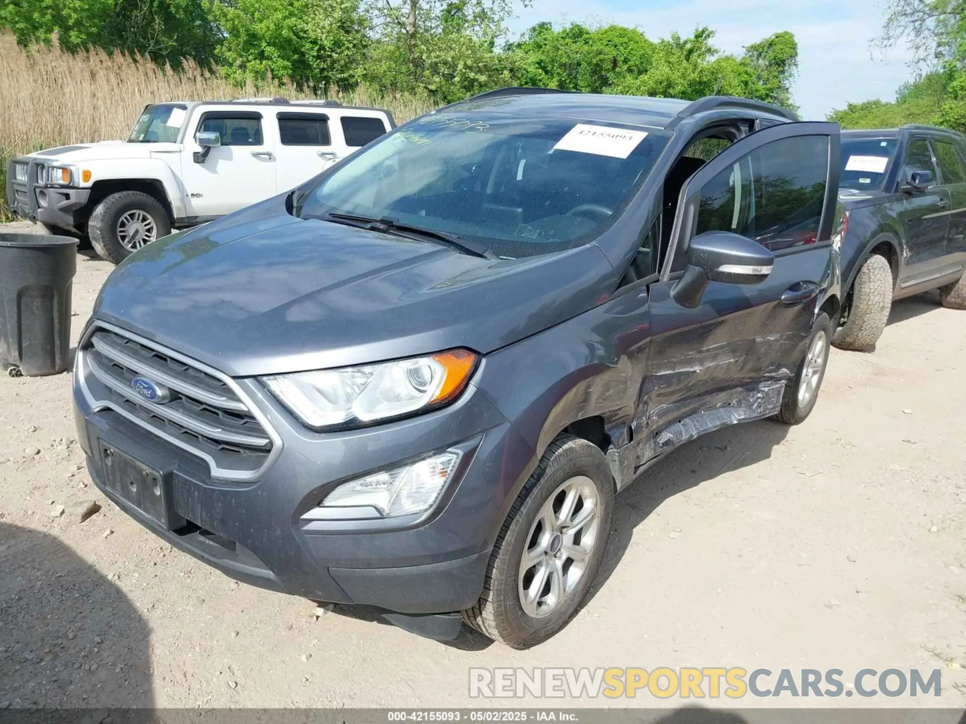 2 Photograph of a damaged car MAJ6S3GL7MC427059 FORD ECOSPORT 2021