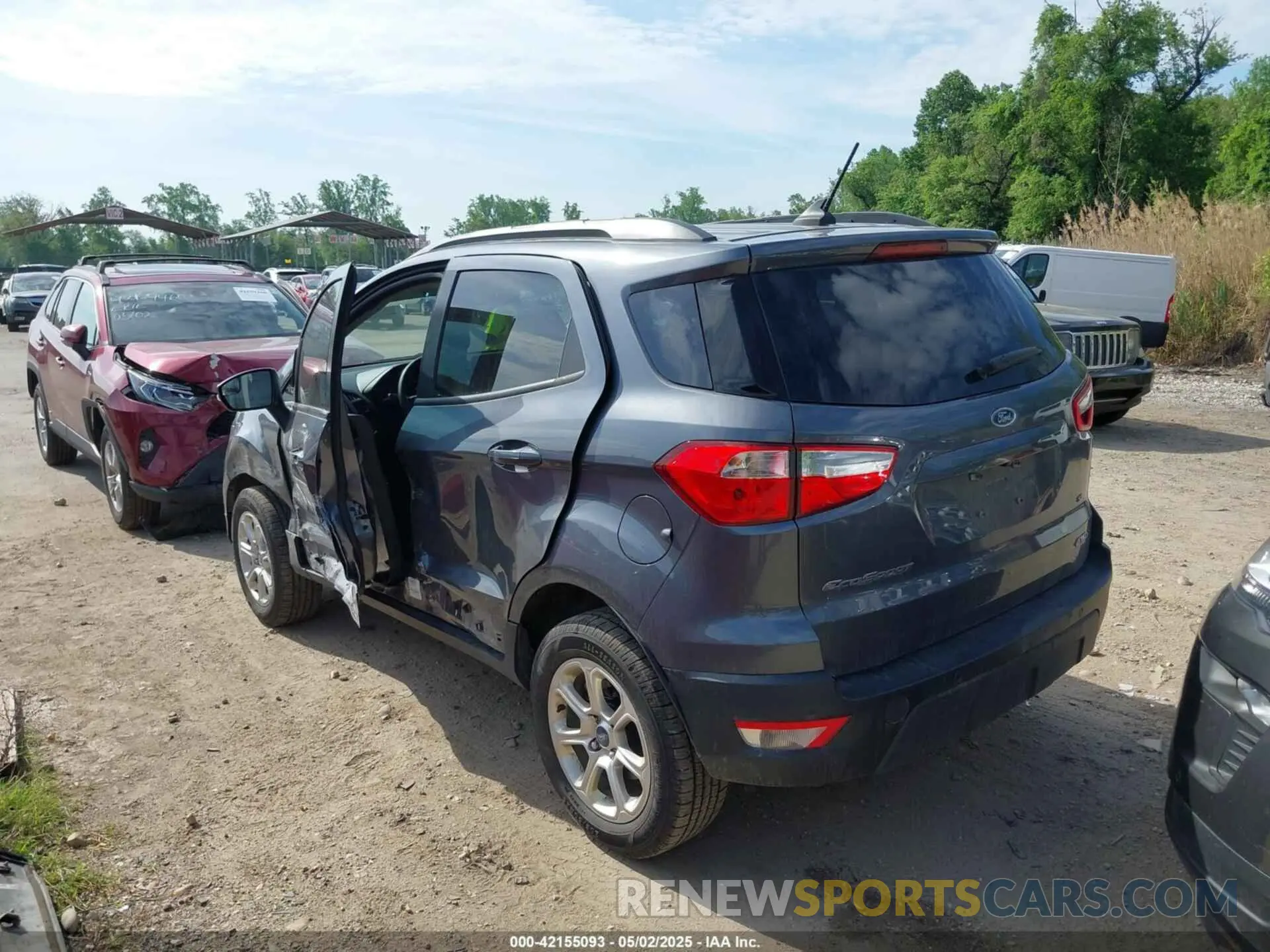 3 Photograph of a damaged car MAJ6S3GL7MC427059 FORD ECOSPORT 2021