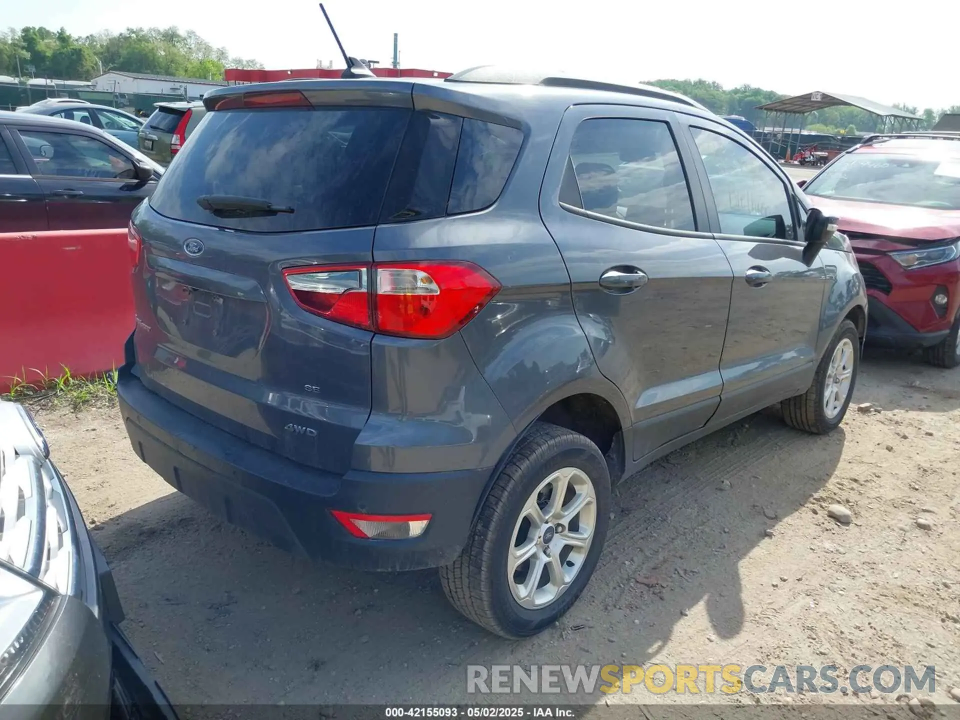 4 Photograph of a damaged car MAJ6S3GL7MC427059 FORD ECOSPORT 2021