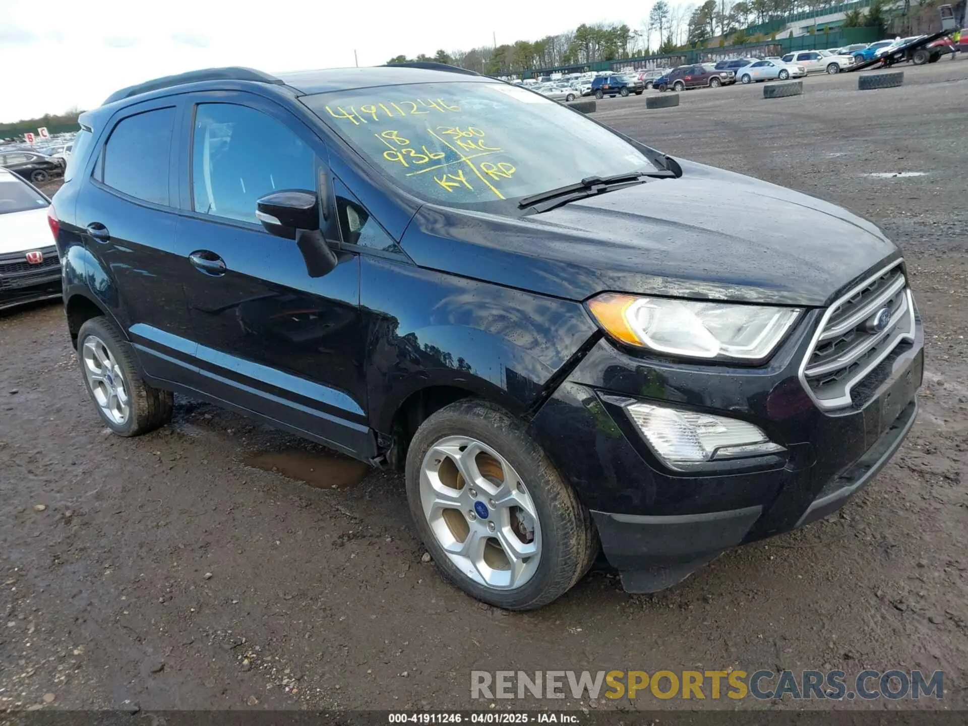 1 Photograph of a damaged car MAJ6S3GL8MC454612 FORD ECOSPORT 2021