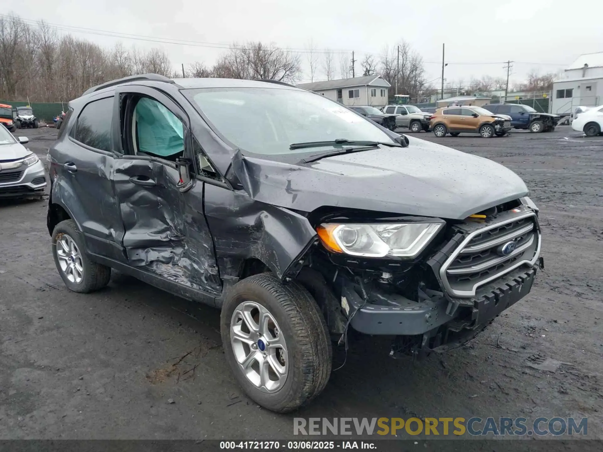 1 Photograph of a damaged car MAJ6S3GLXMC396051 FORD ECOSPORT 2021