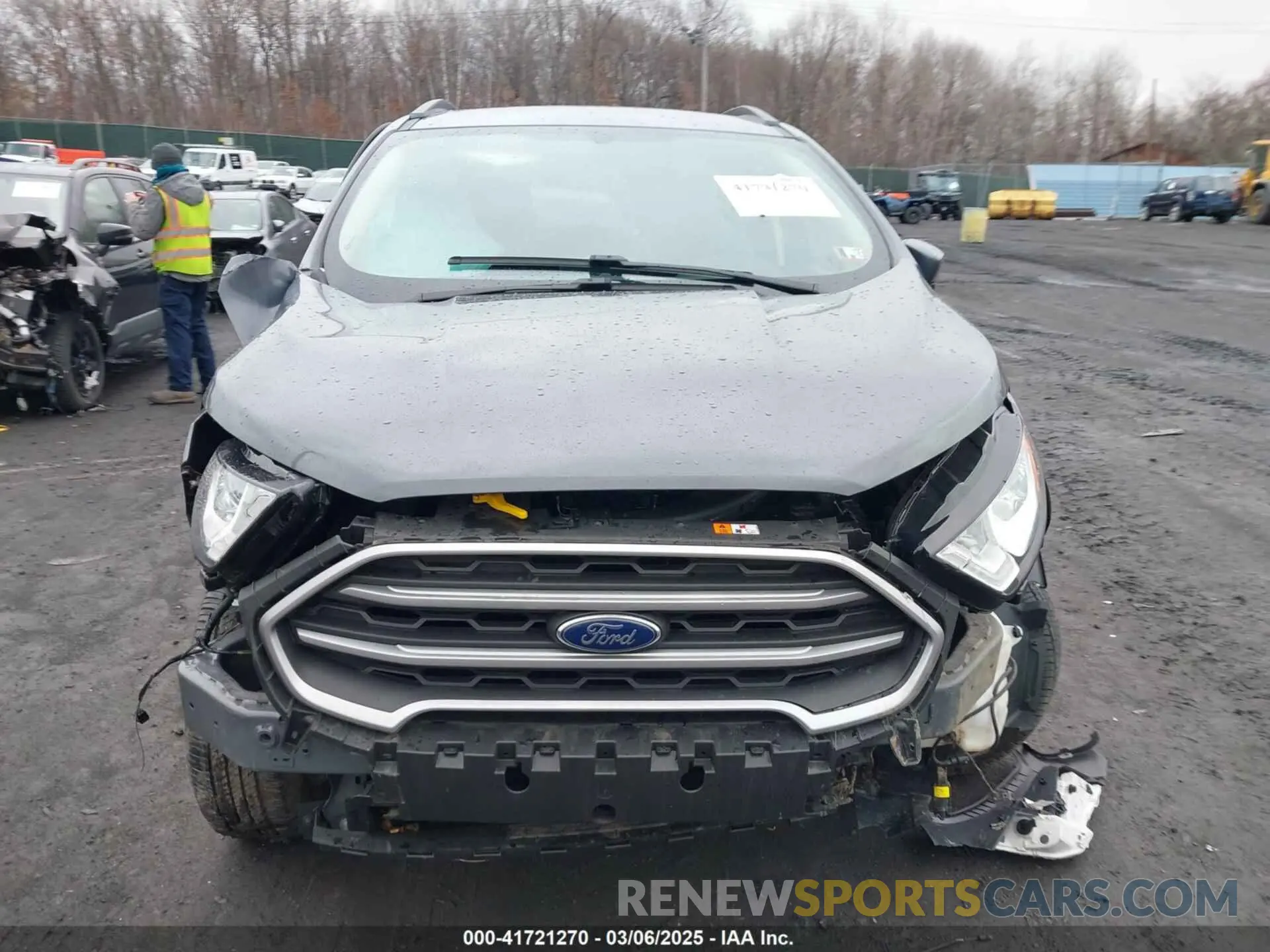 11 Photograph of a damaged car MAJ6S3GLXMC396051 FORD ECOSPORT 2021