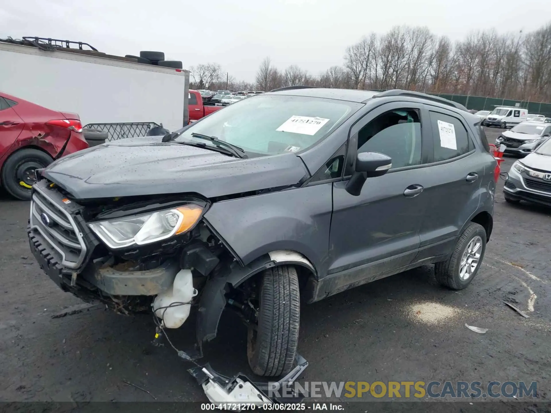 2 Photograph of a damaged car MAJ6S3GLXMC396051 FORD ECOSPORT 2021
