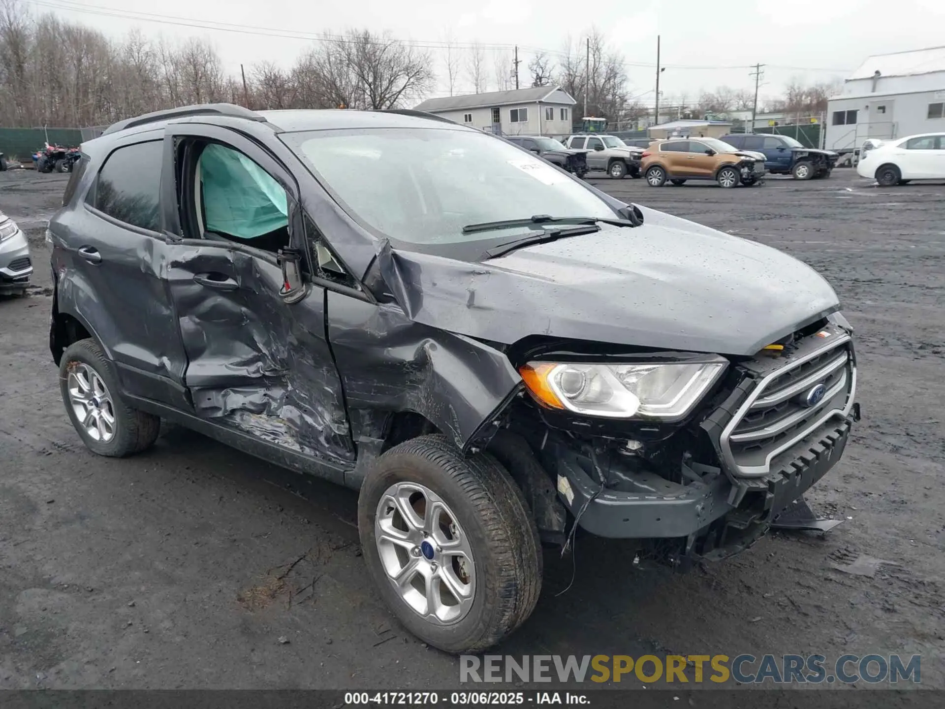 6 Photograph of a damaged car MAJ6S3GLXMC396051 FORD ECOSPORT 2021