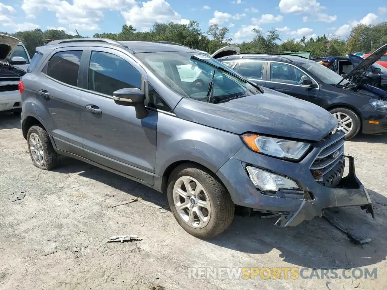 4 Фотография поврежденного автомобиля MAJ6S3GLXMC400244 FORD ECOSPORT 2021