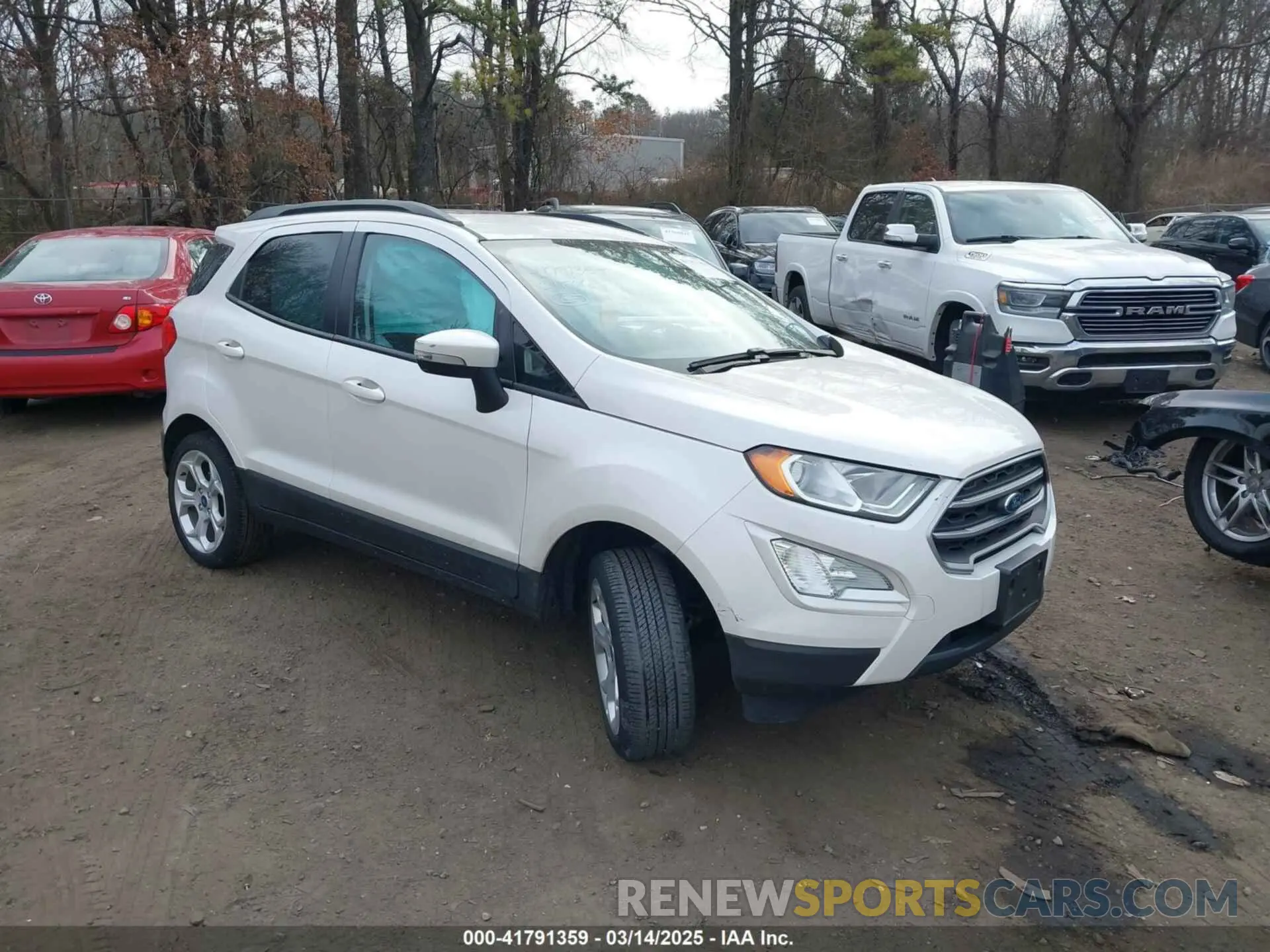 1 Photograph of a damaged car MAJ6S3GLXMC403693 FORD ECOSPORT 2021