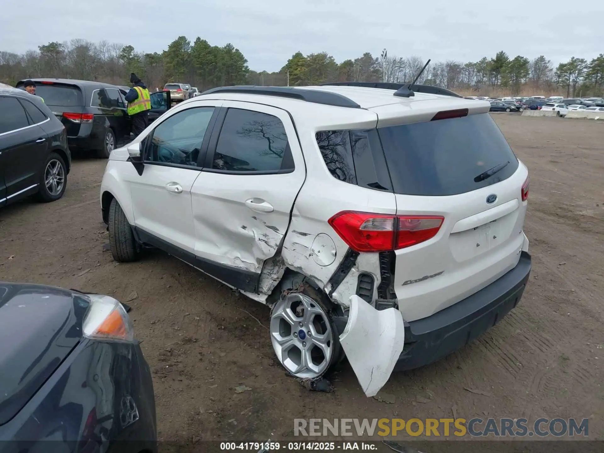 3 Photograph of a damaged car MAJ6S3GLXMC403693 FORD ECOSPORT 2021