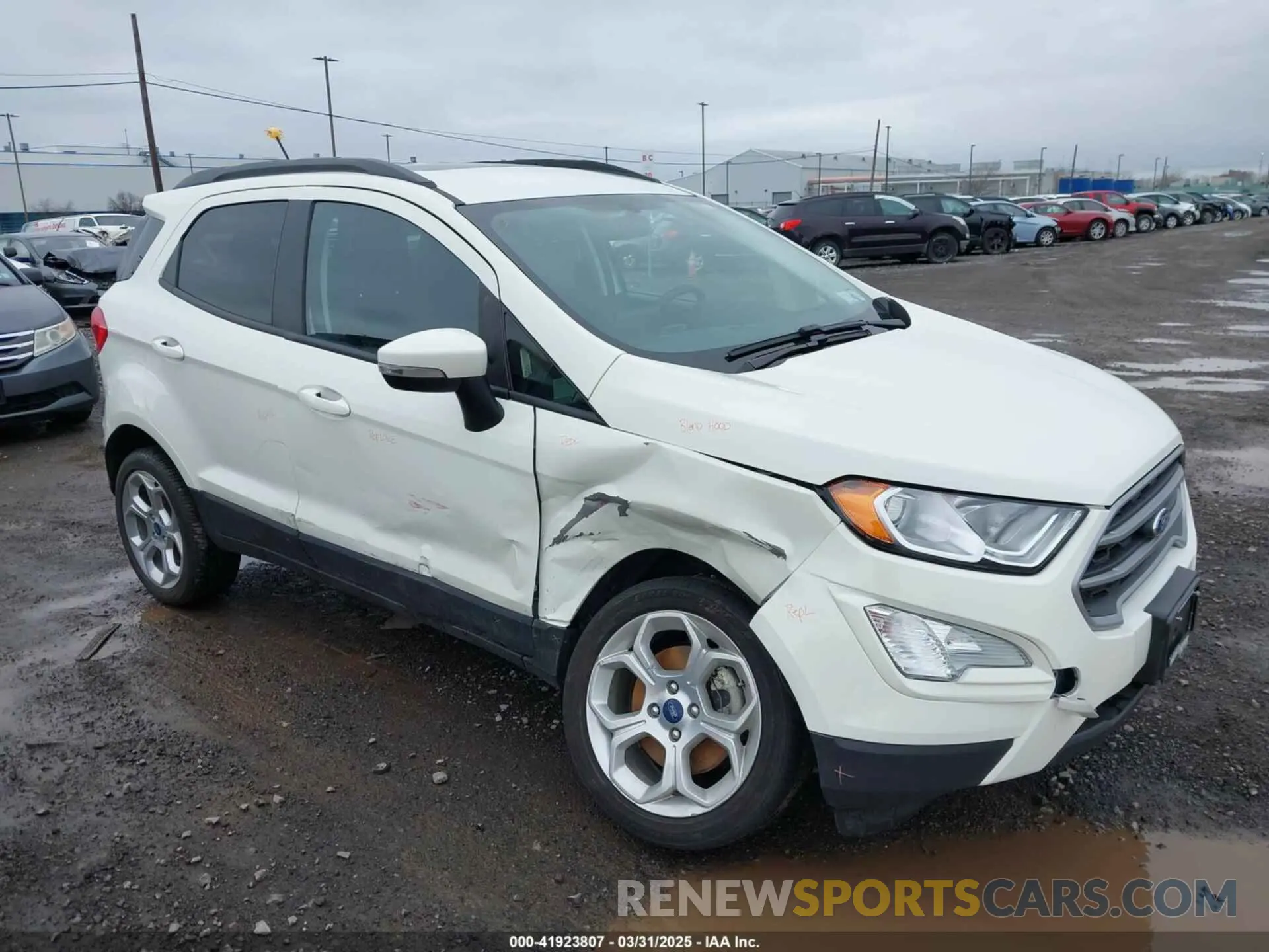 1 Photograph of a damaged car MAJ6S3GLXMC410109 FORD ECOSPORT 2021