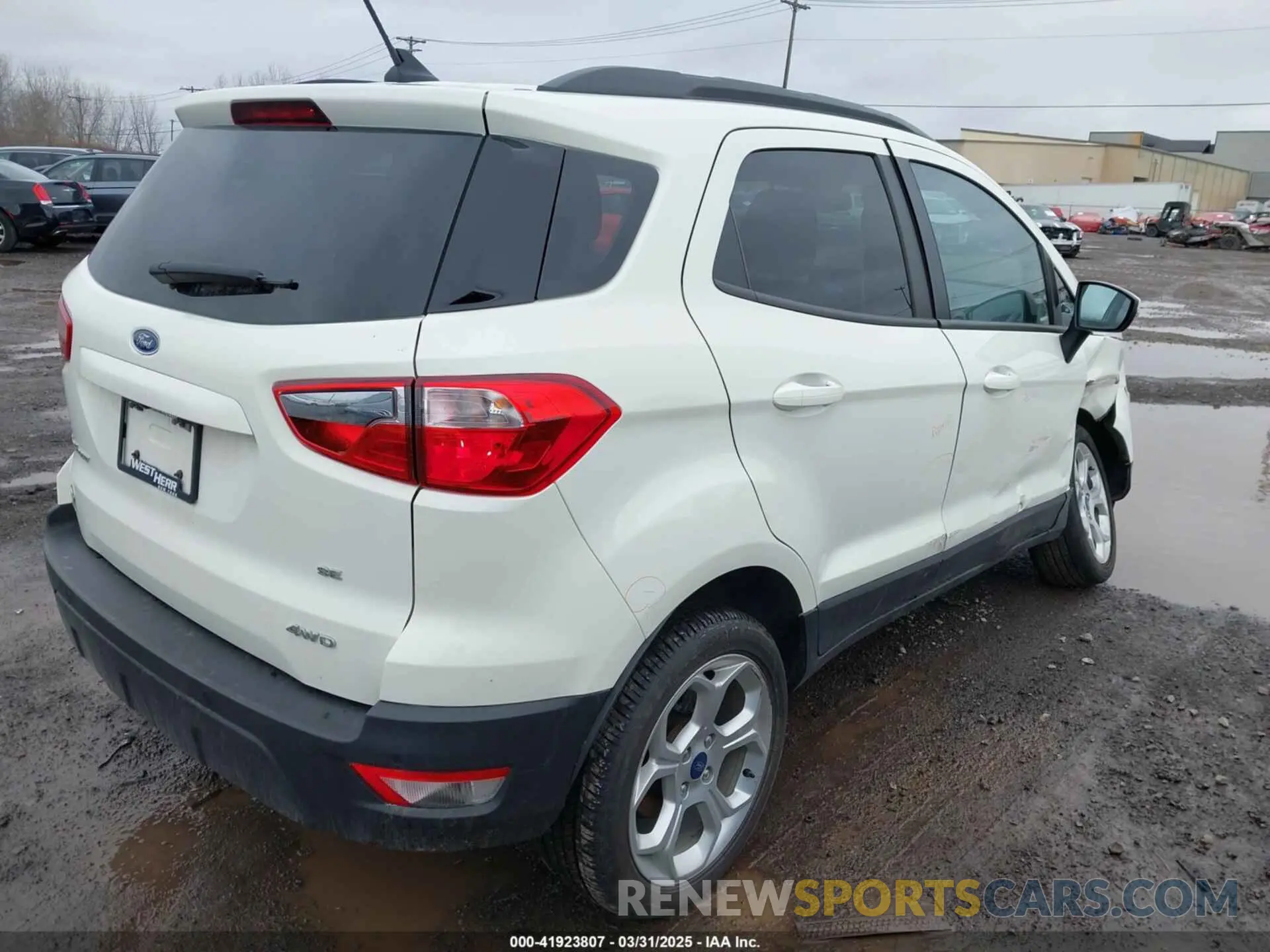 4 Photograph of a damaged car MAJ6S3GLXMC410109 FORD ECOSPORT 2021