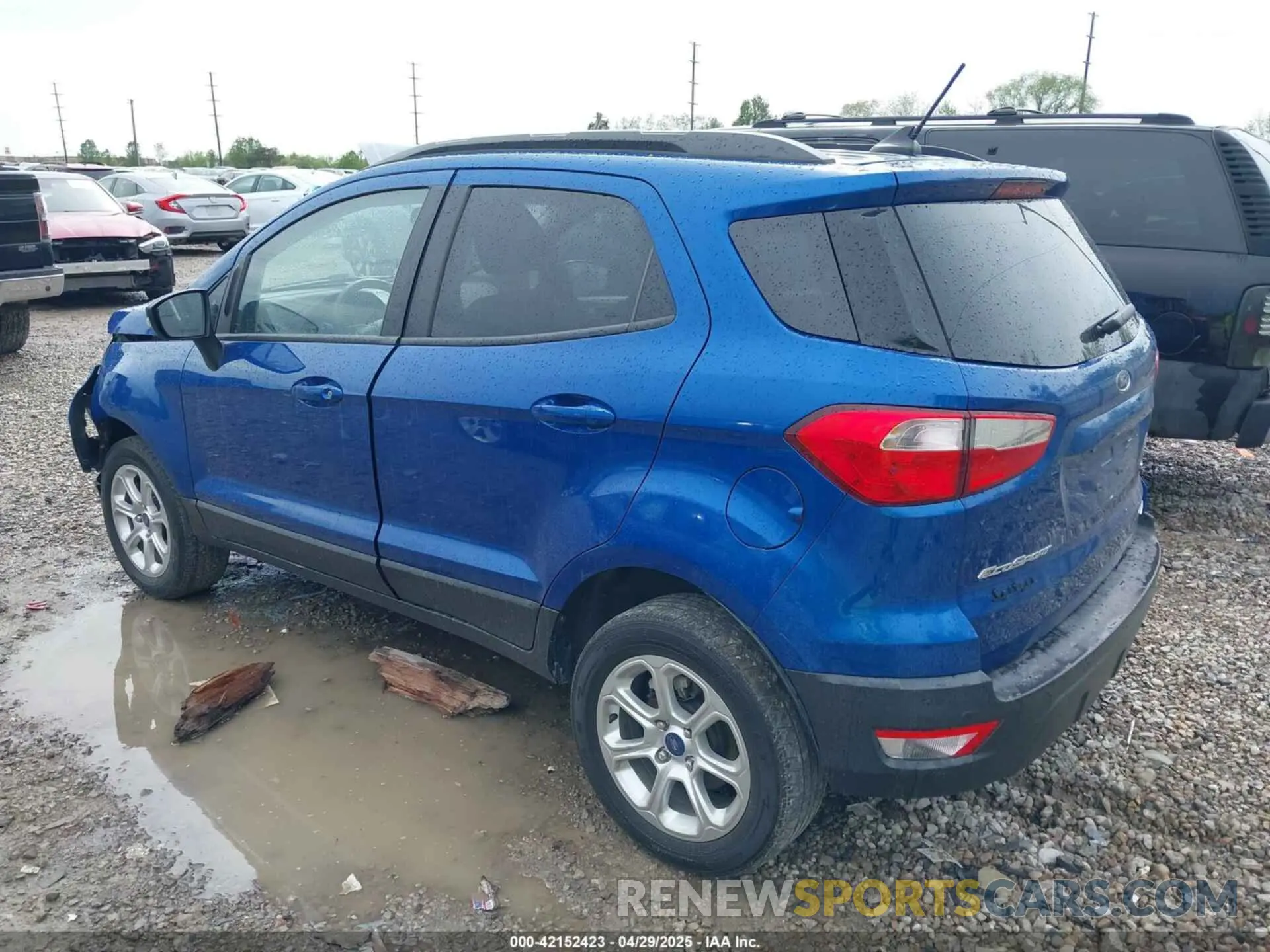 3 Photograph of a damaged car MAJ6S3GLXMC427038 FORD ECOSPORT 2021