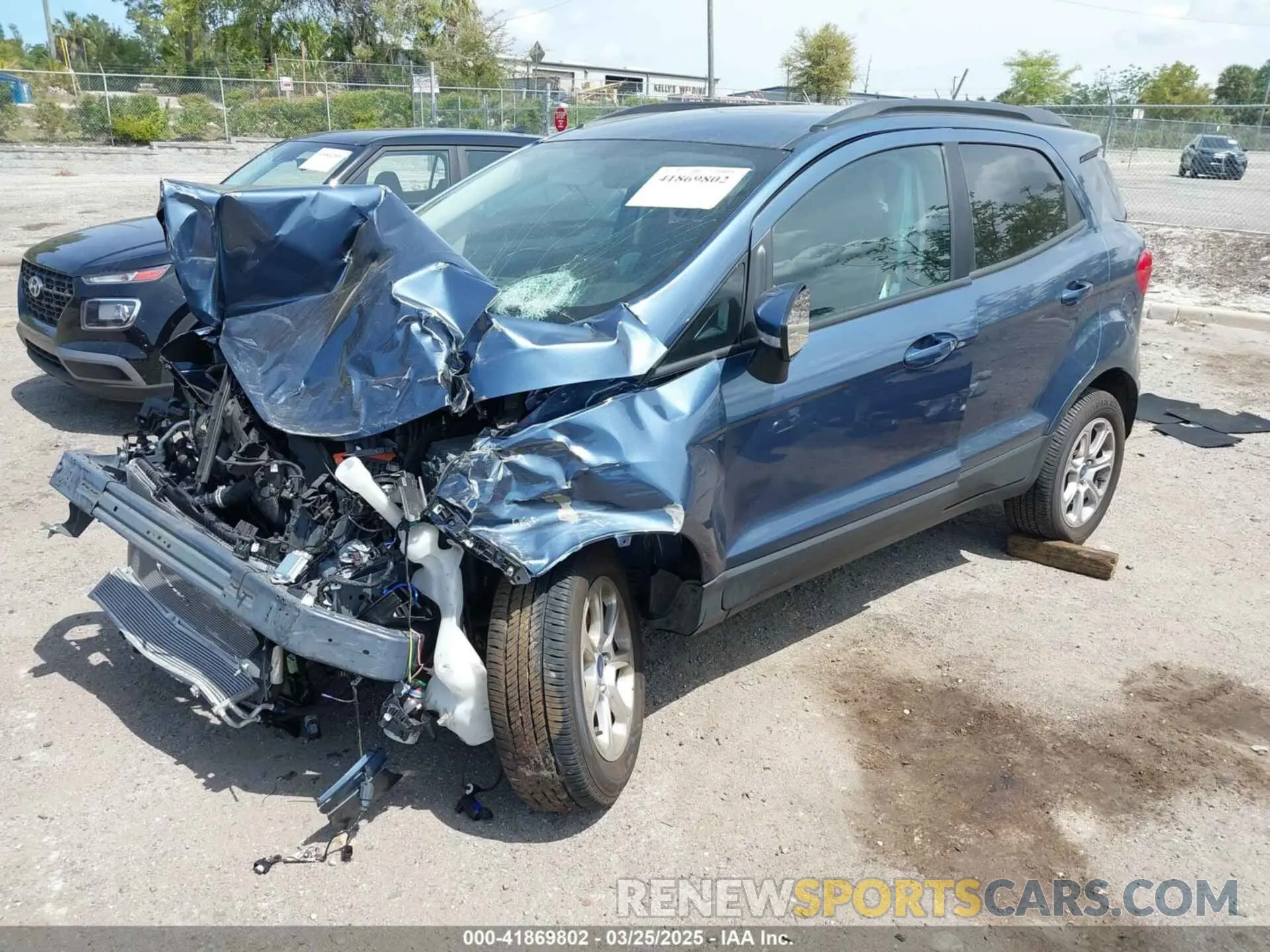 2 Фотография поврежденного автомобиля MAJ6S3GLXMC441005 FORD ECOSPORT 2021