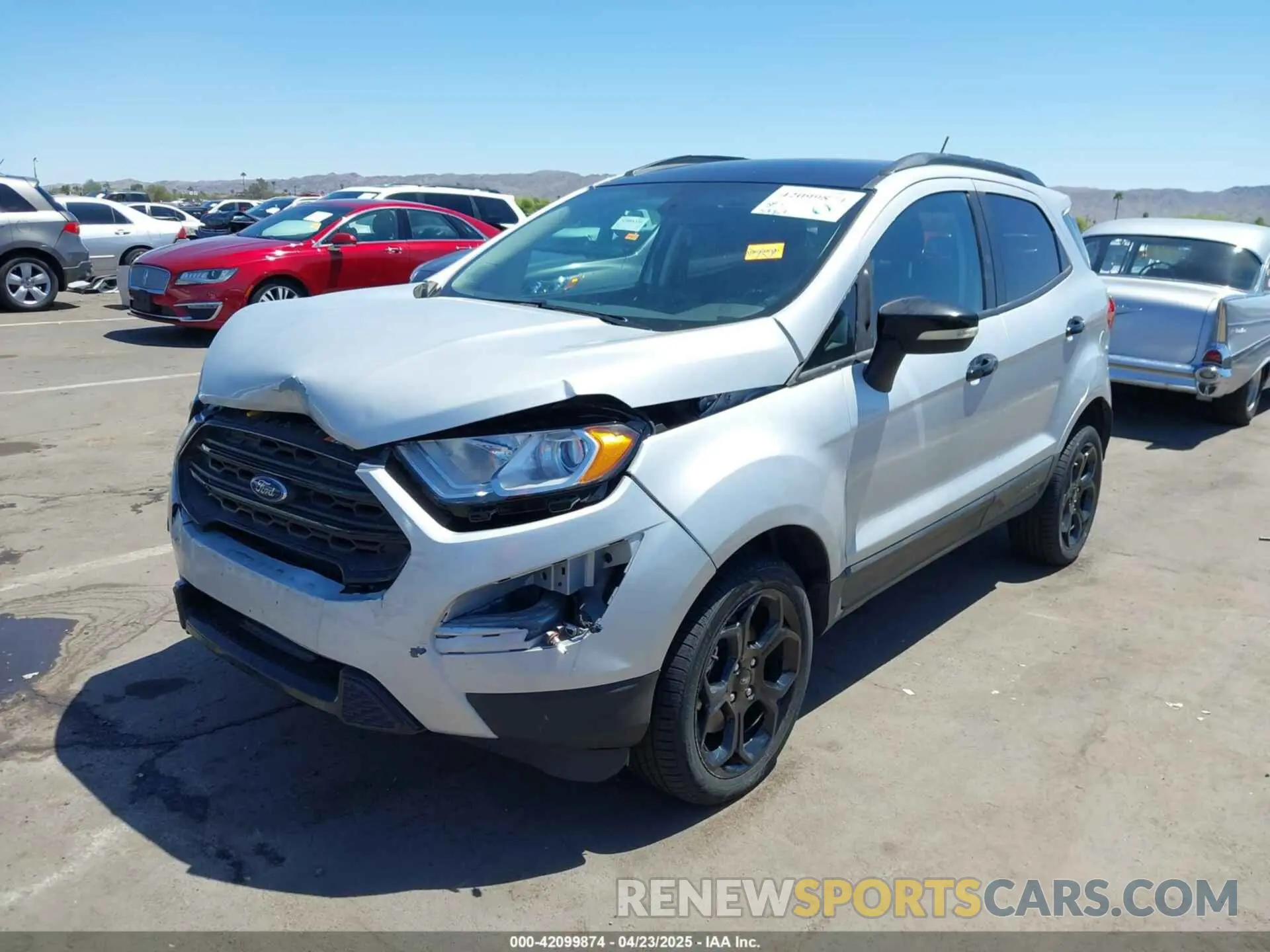 2 Photograph of a damaged car MAJ6S3JL0MC412766 FORD ECOSPORT 2021