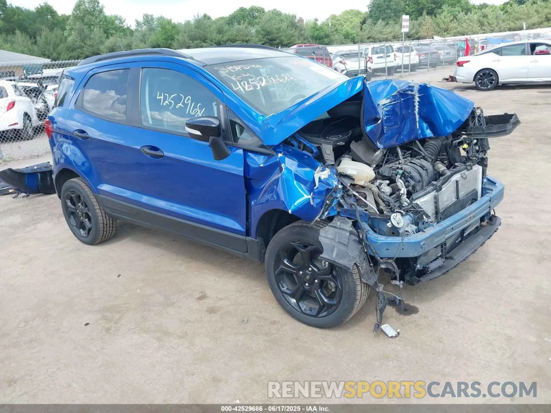 1 Фотография поврежденного автомобиля MAJ6S3JL2MC430184 FORD ECOSPORT 2021