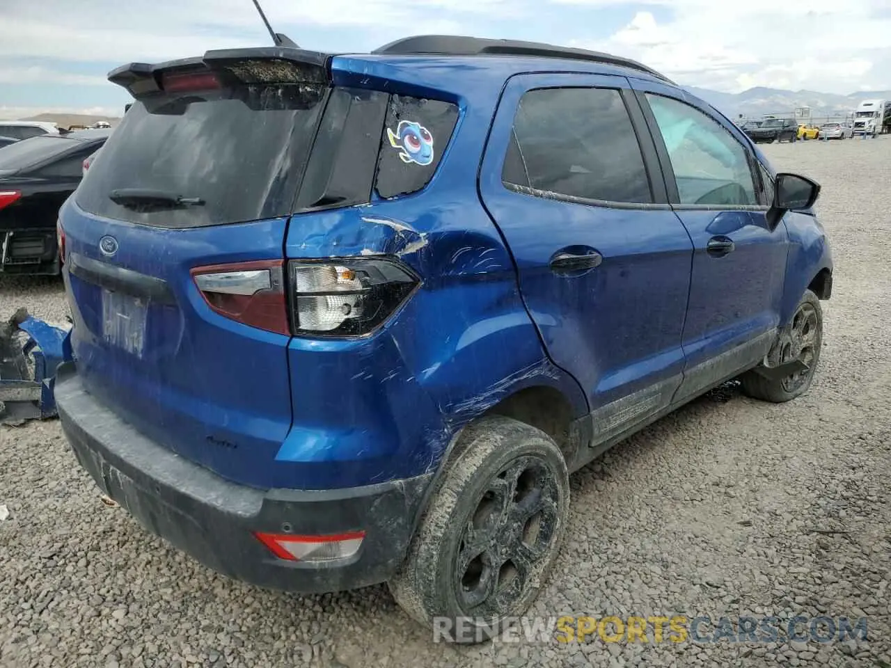 3 Photograph of a damaged car MAJ6S3JL2MC430203 FORD ECOSPORT 2021