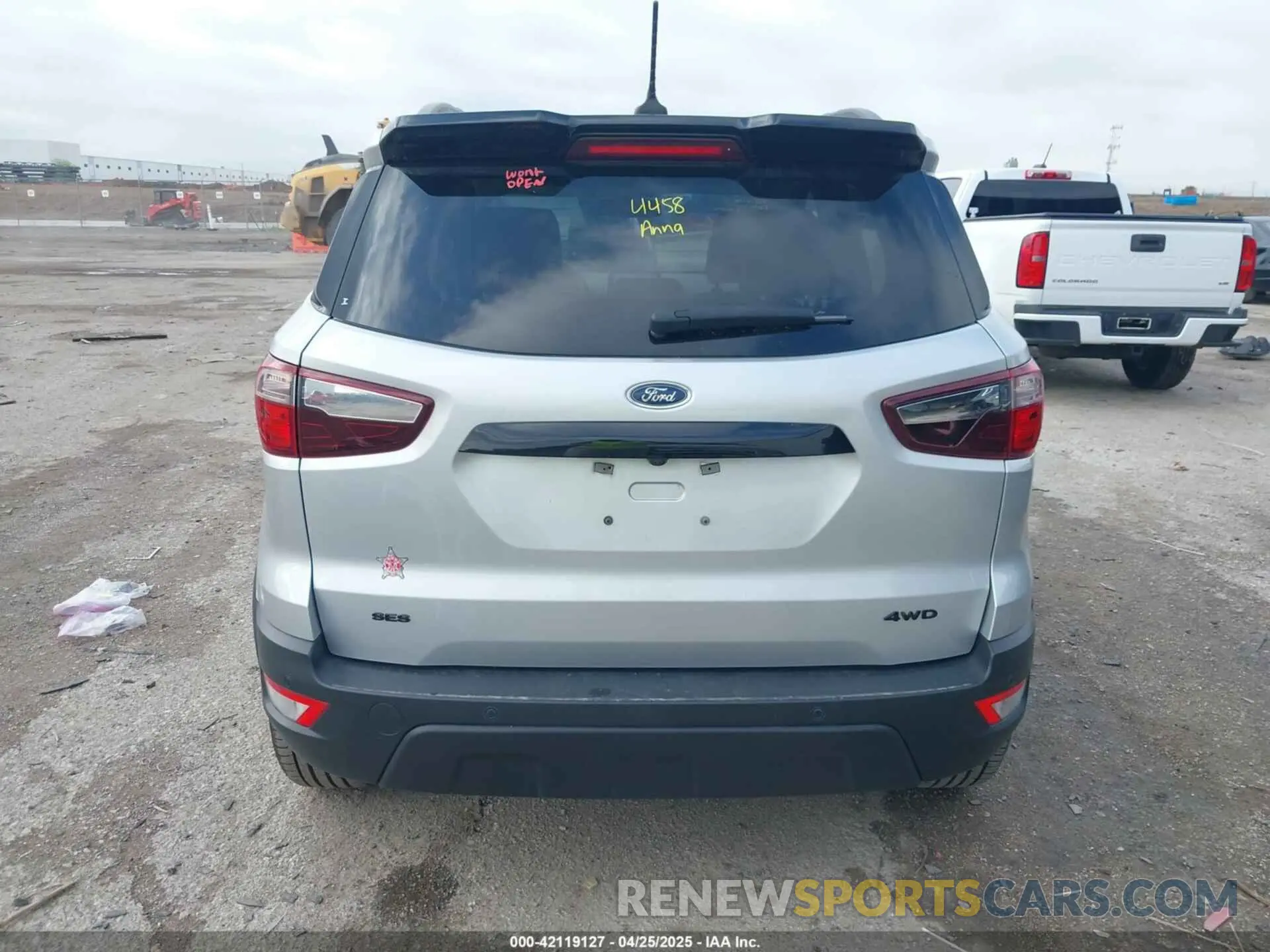 17 Photograph of a damaged car MAJ6S3JL3MC403558 FORD ECOSPORT 2021