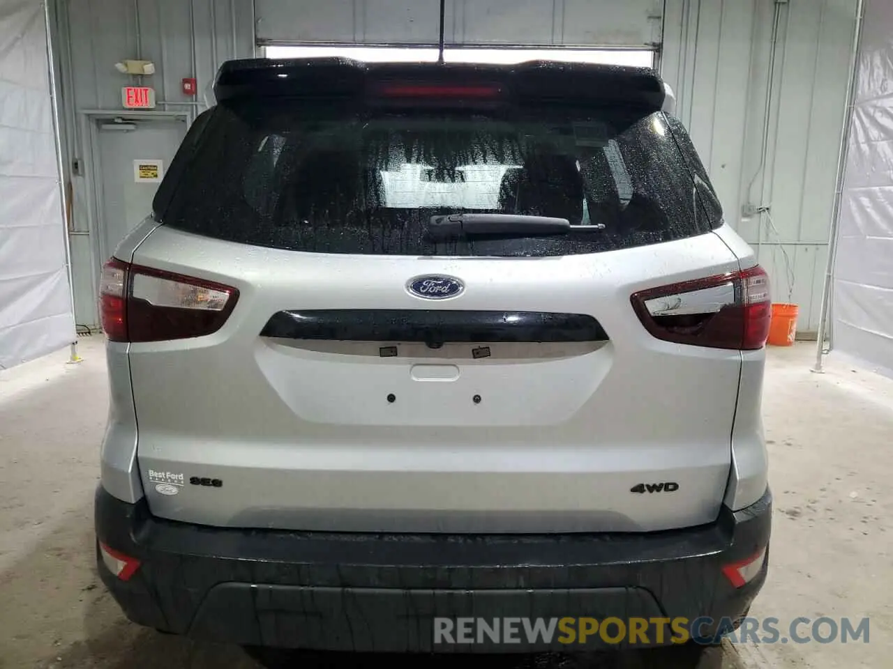 6 Photograph of a damaged car MAJ6S3JL3MC436690 FORD ECOSPORT 2021