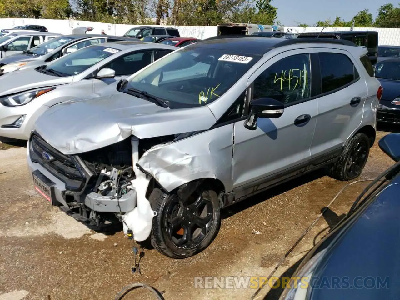 1 Photograph of a damaged car MAJ6S3JL4MC412270 FORD ECOSPORT 2021