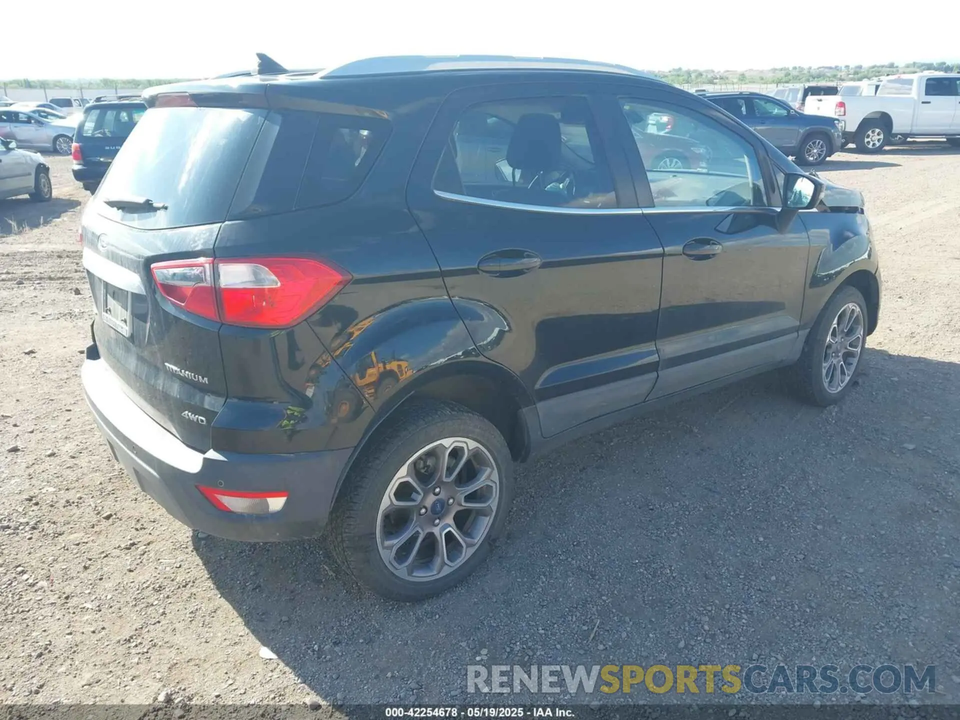 4 Photograph of a damaged car MAJ6S3KL1MC403251 FORD ECOSPORT 2021