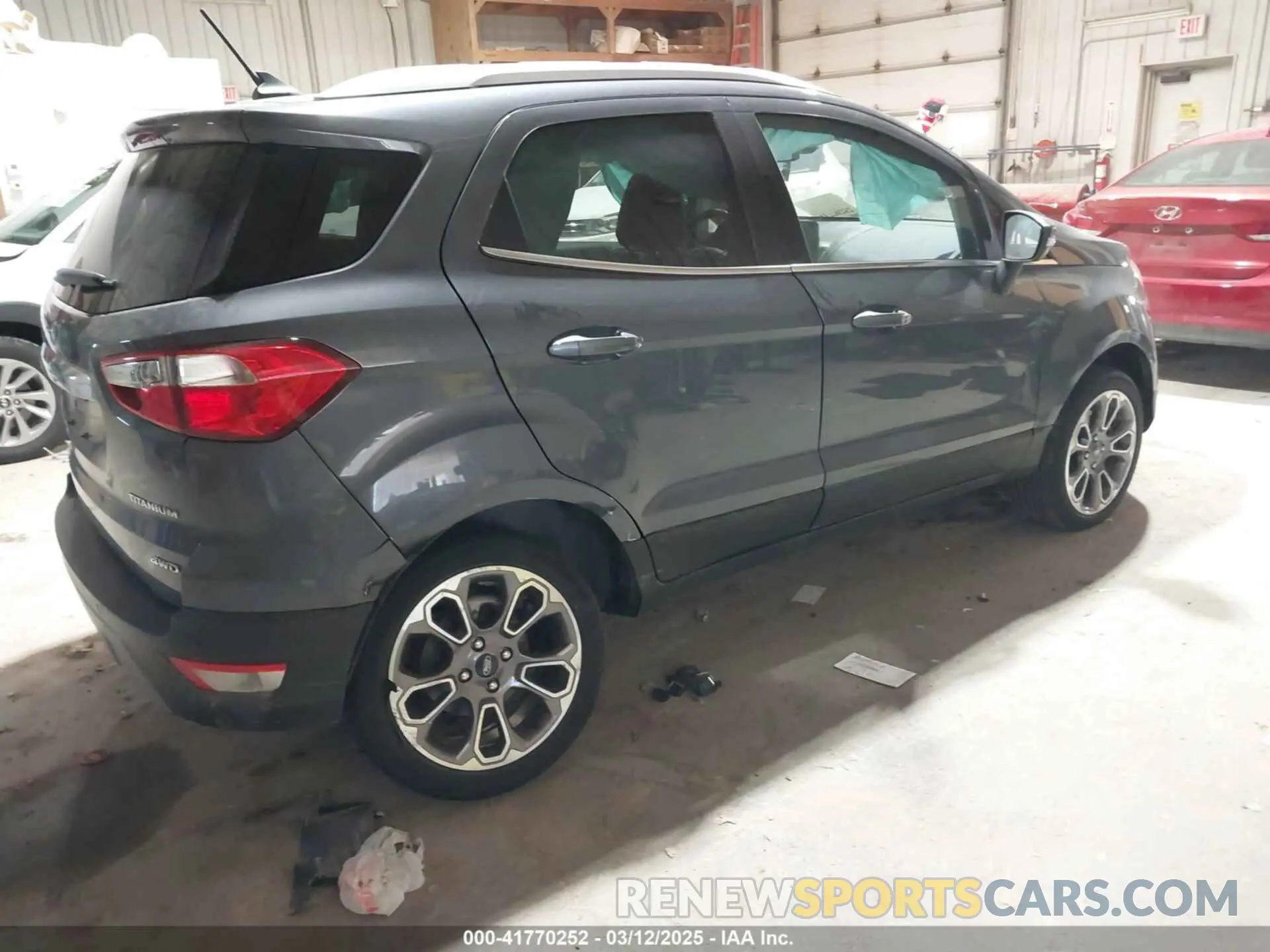 4 Photograph of a damaged car MAJ6S3KL6MC398208 FORD ECOSPORT 2021