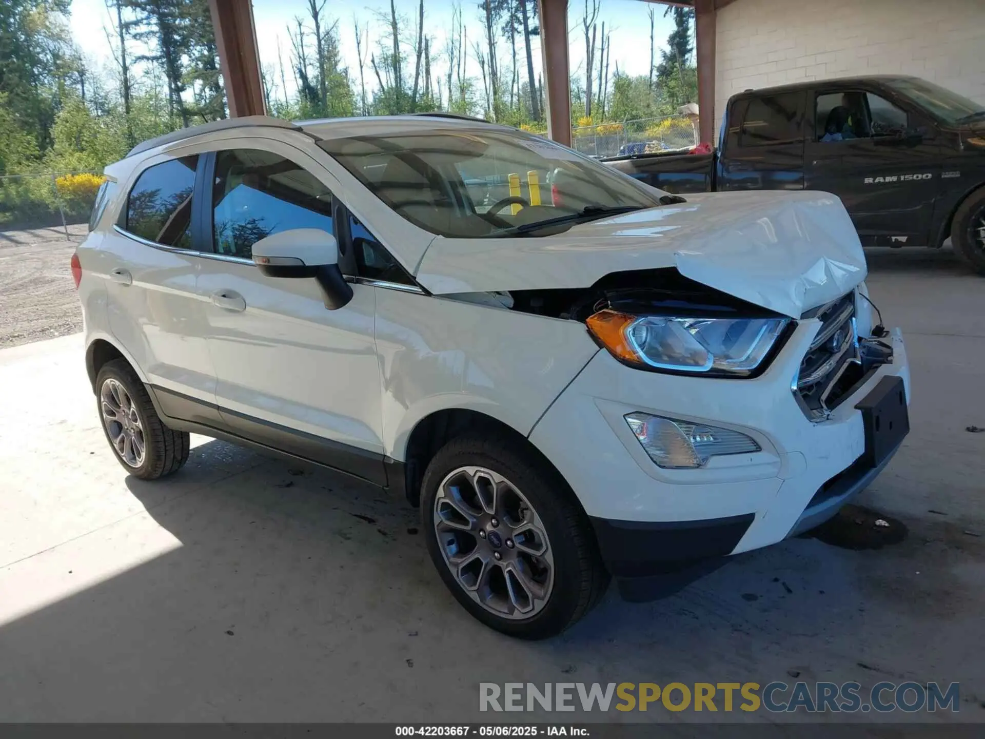 1 Фотография поврежденного автомобиля MAJ6S3KL8MC402081 FORD ECOSPORT 2021