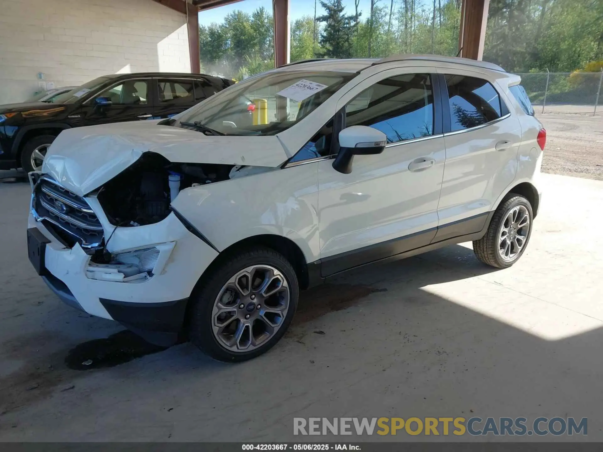 2 Фотография поврежденного автомобиля MAJ6S3KL8MC402081 FORD ECOSPORT 2021