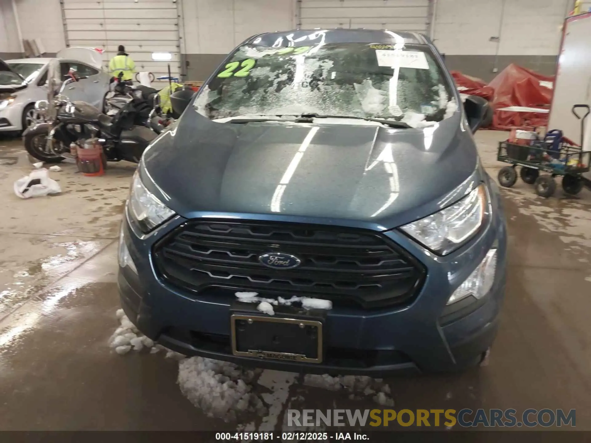 13 Фотография поврежденного автомобиля MAJ6S3FL0NC457085 FORD ECOSPORT 2022