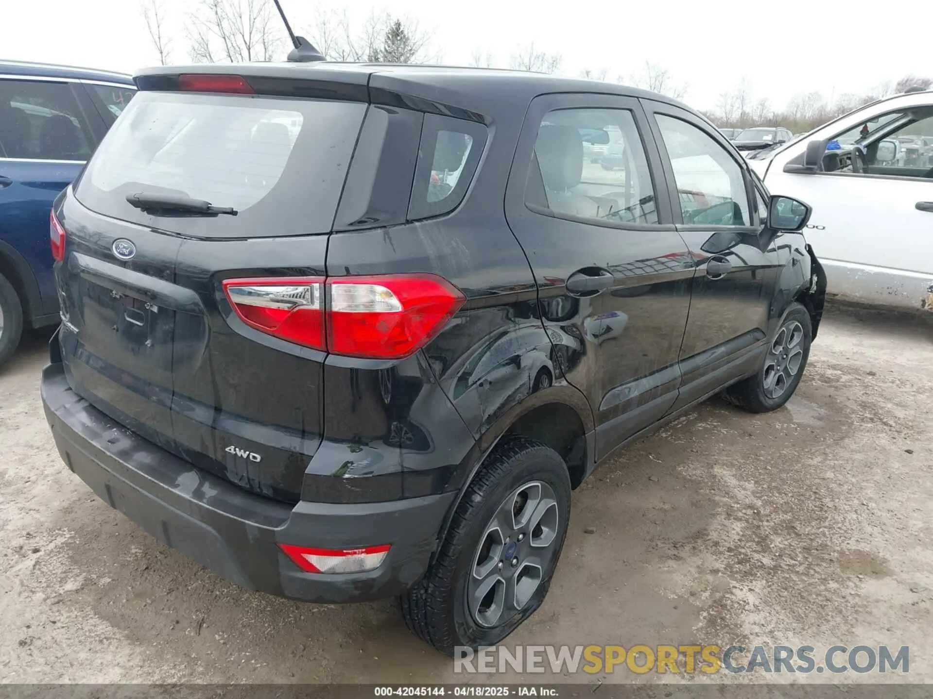 4 Фотография поврежденного автомобиля MAJ6S3FL0NC461251 FORD ECOSPORT 2022