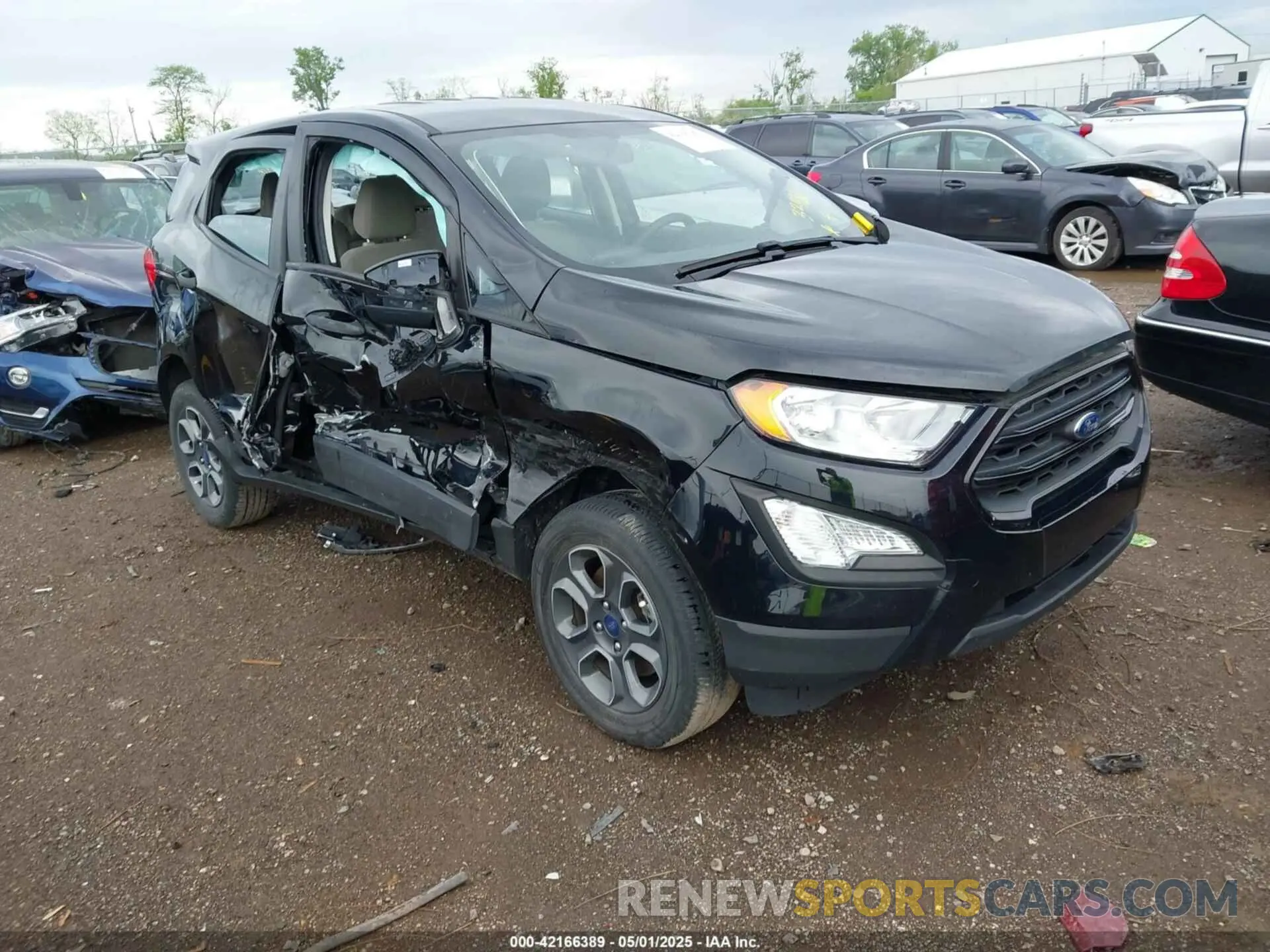 1 Фотография поврежденного автомобиля MAJ6S3FL3NC464015 FORD ECOSPORT 2022