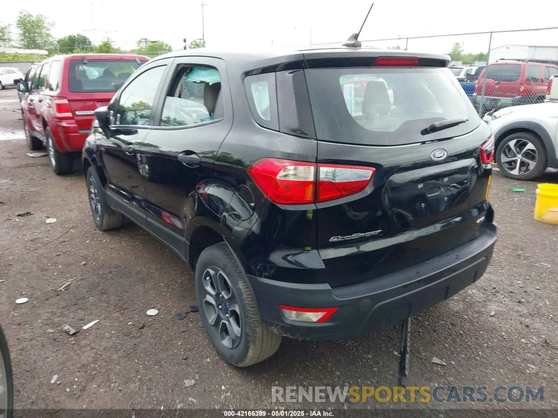 3 Фотография поврежденного автомобиля MAJ6S3FL3NC464015 FORD ECOSPORT 2022