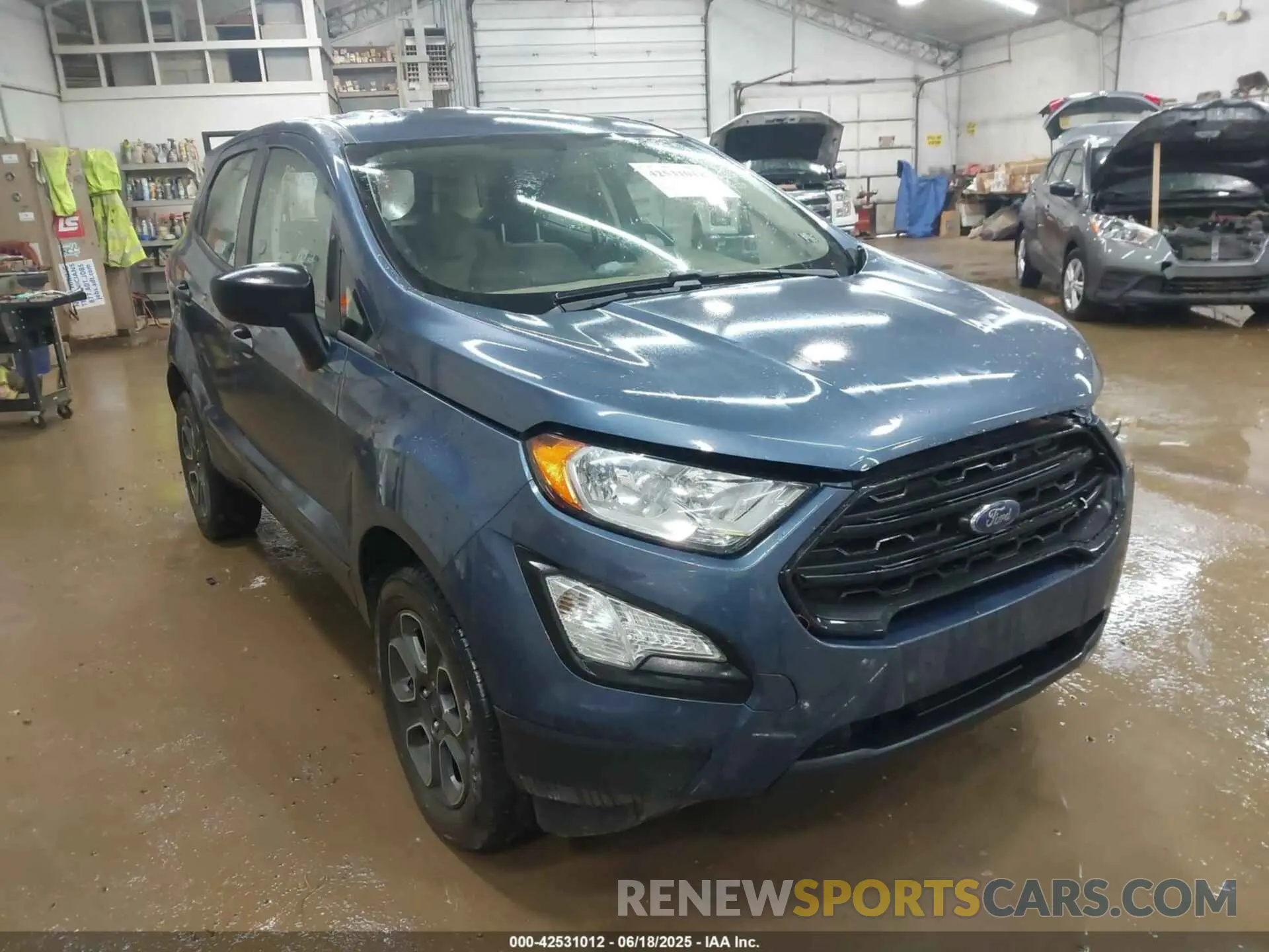 1 Photograph of a damaged car MAJ6S3FL3NC475001 FORD ECOSPORT 2022