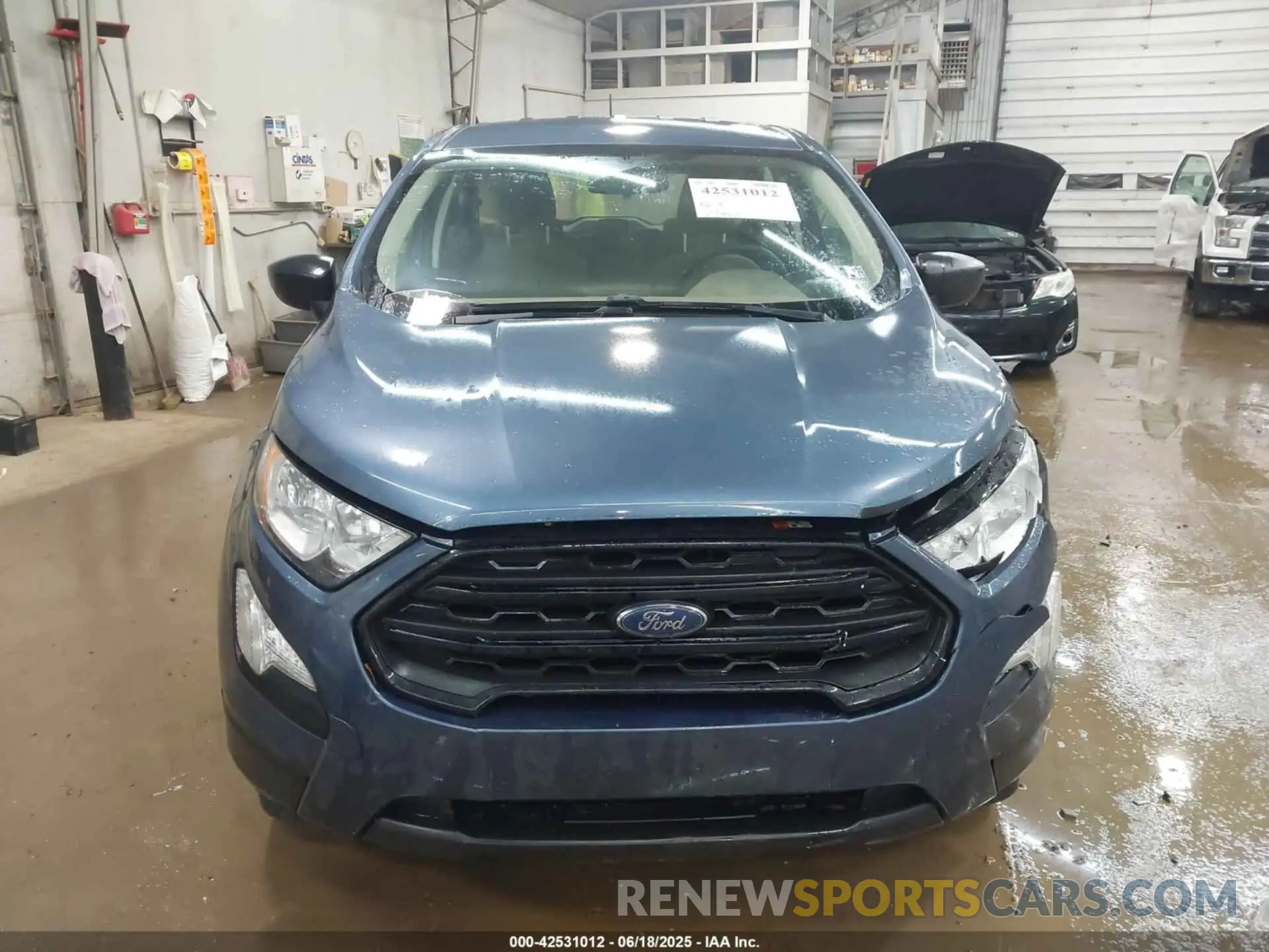 12 Photograph of a damaged car MAJ6S3FL3NC475001 FORD ECOSPORT 2022