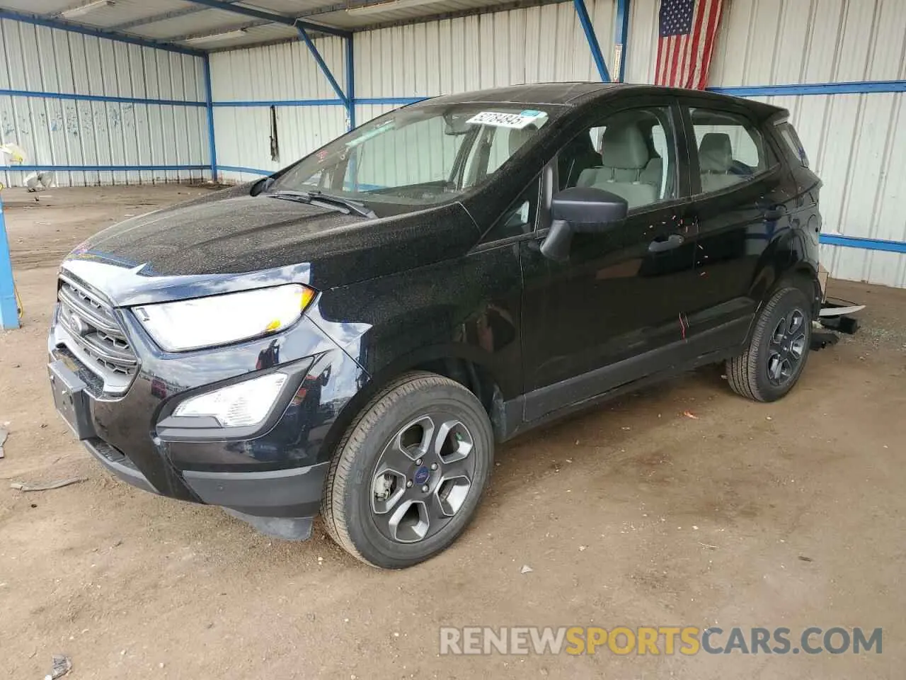 1 Photograph of a damaged car MAJ6S3FL4NC464783 FORD ECOSPORT 2022