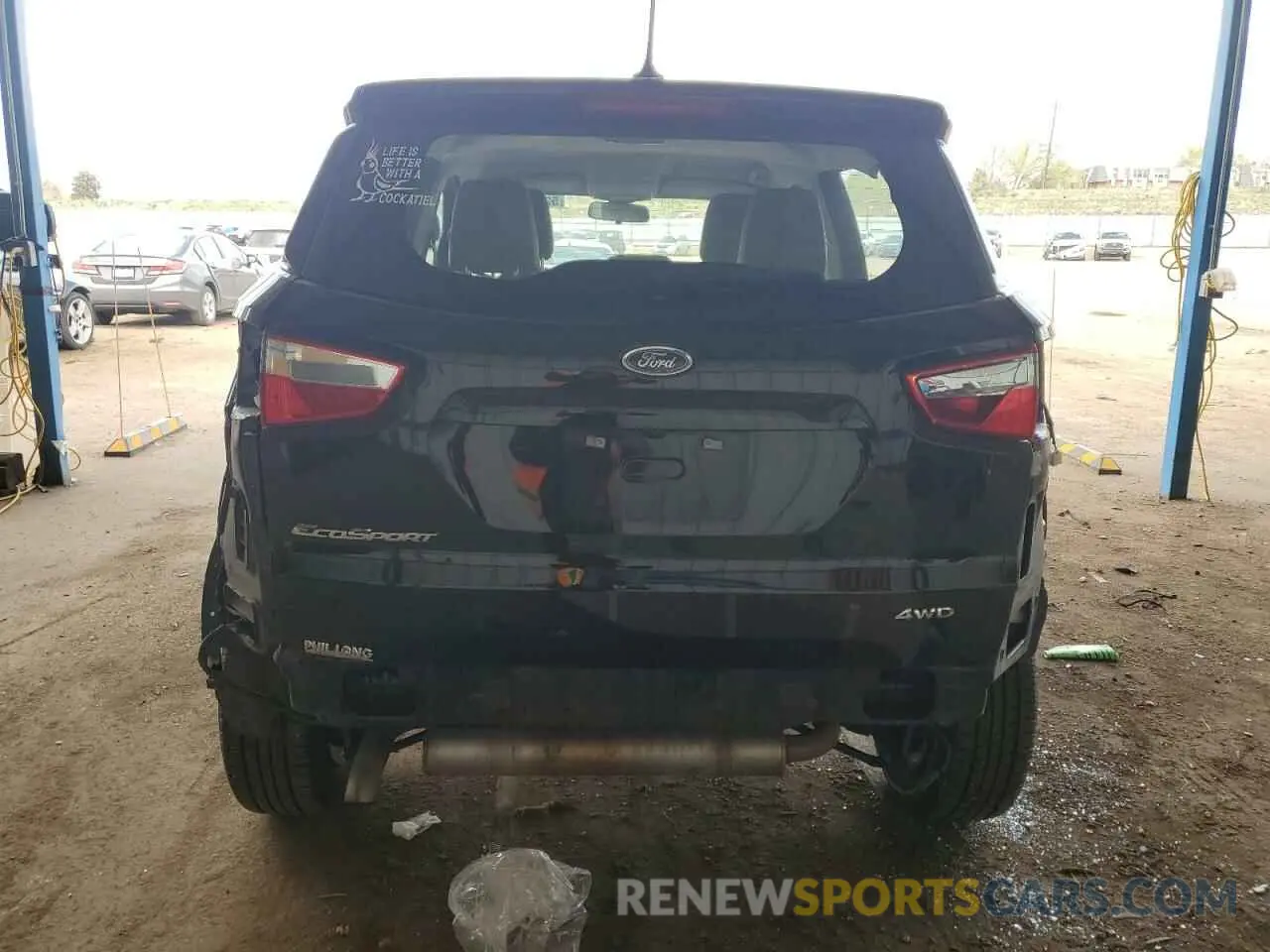 6 Photograph of a damaged car MAJ6S3FL4NC464783 FORD ECOSPORT 2022