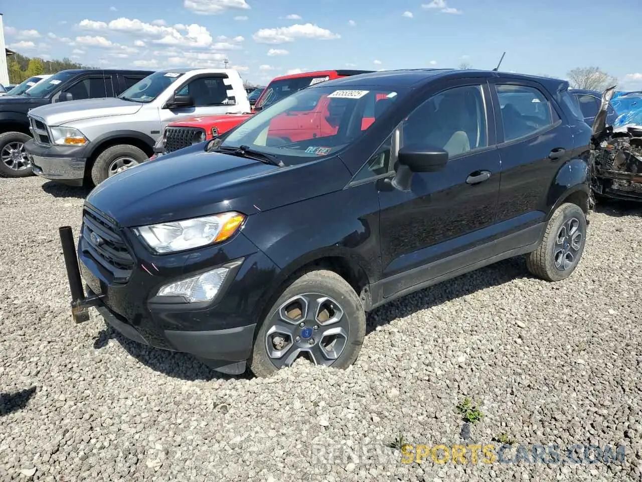 1 Photograph of a damaged car MAJ6S3FL4NC466808 FORD ECOSPORT 2022