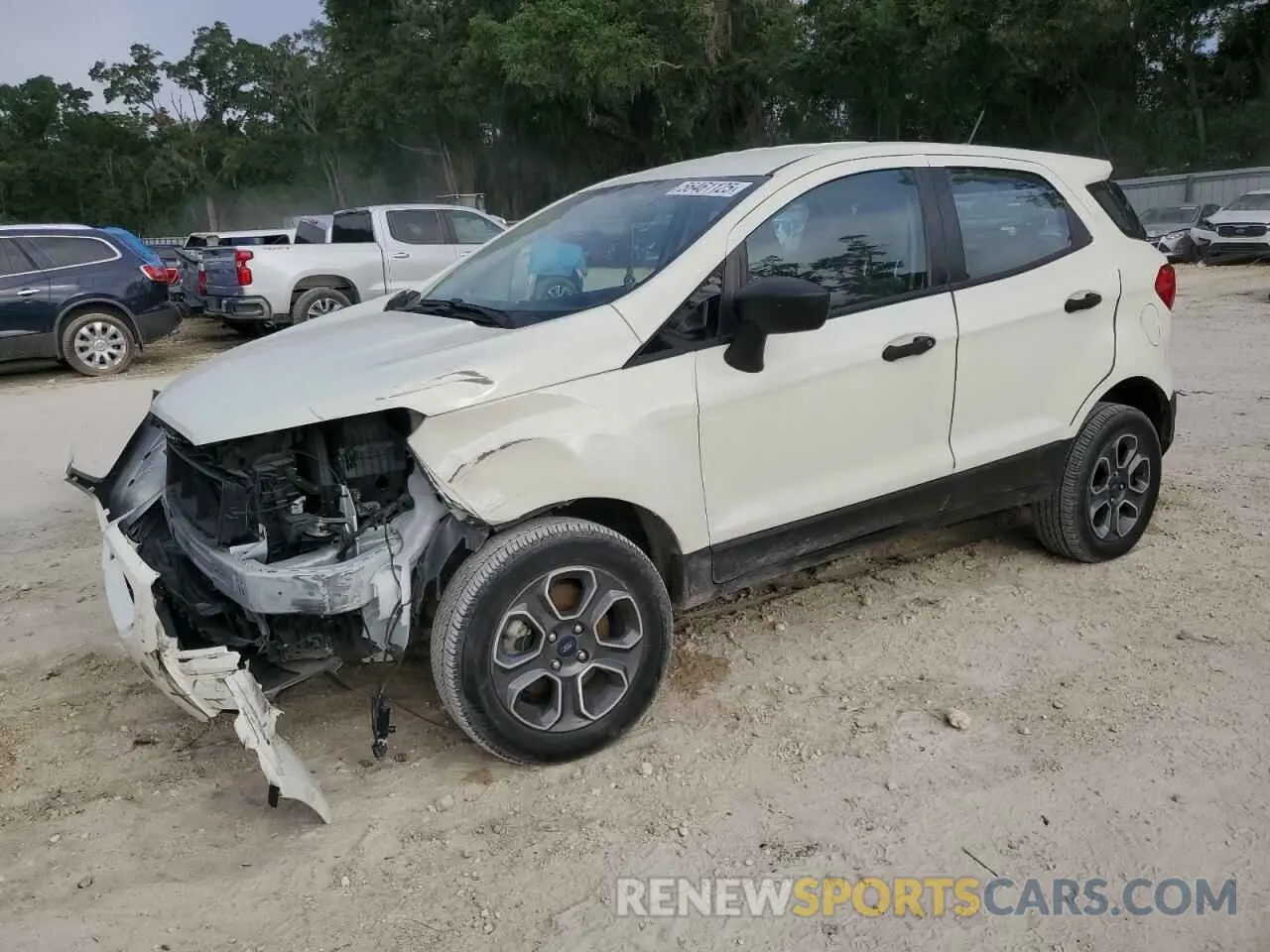 1 Фотография поврежденного автомобиля MAJ6S3FL8NC468030 FORD ECOSPORT 2022