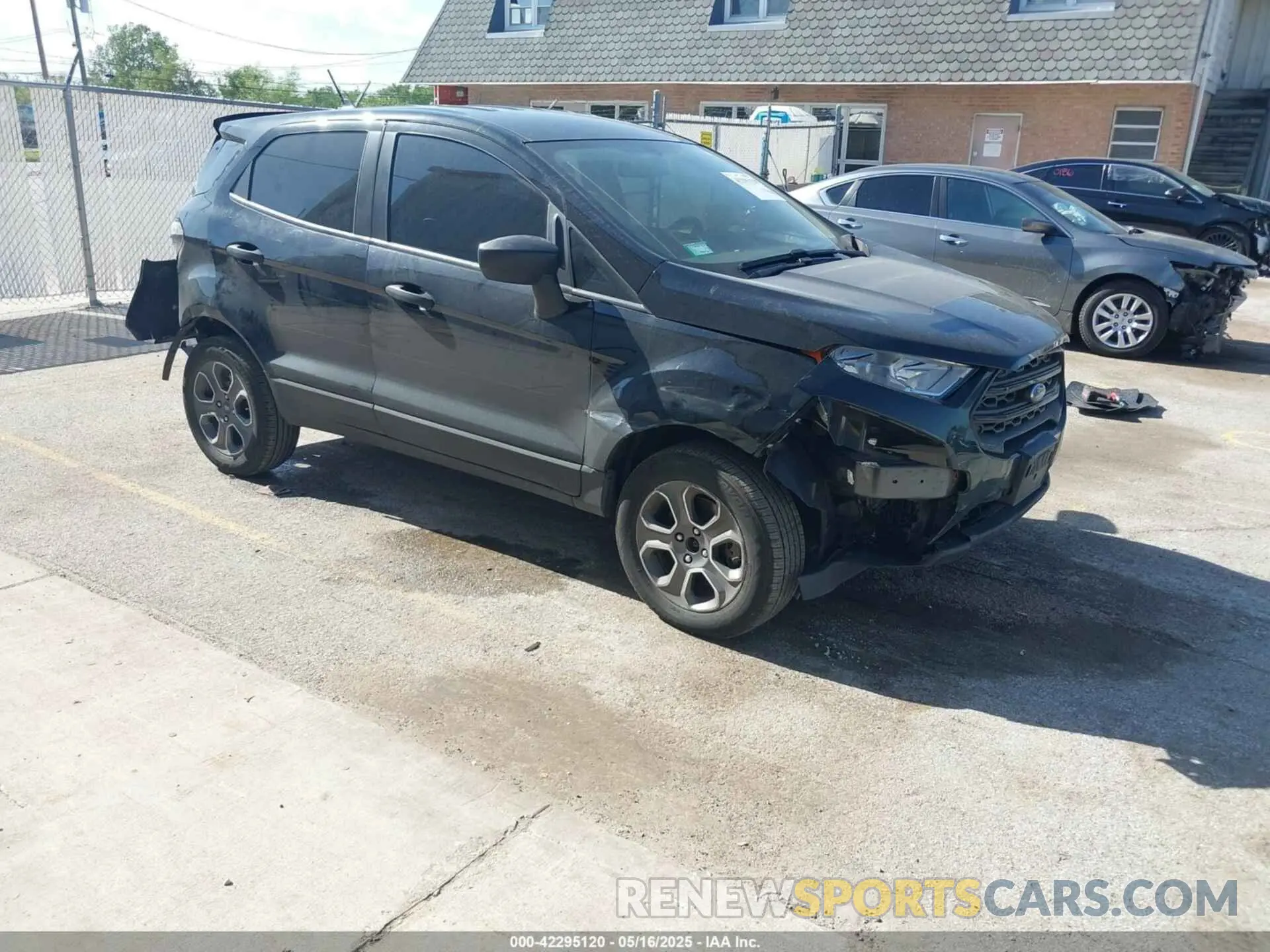 1 Photograph of a damaged car MAJ6S3FL9NC467677 FORD ECOSPORT 2022