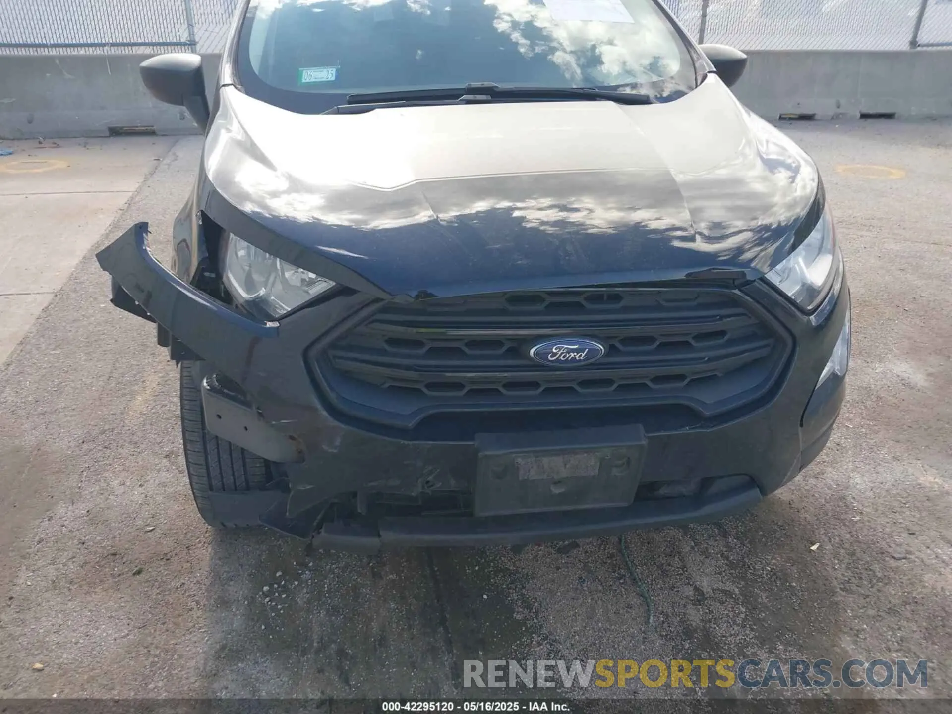 6 Photograph of a damaged car MAJ6S3FL9NC467677 FORD ECOSPORT 2022