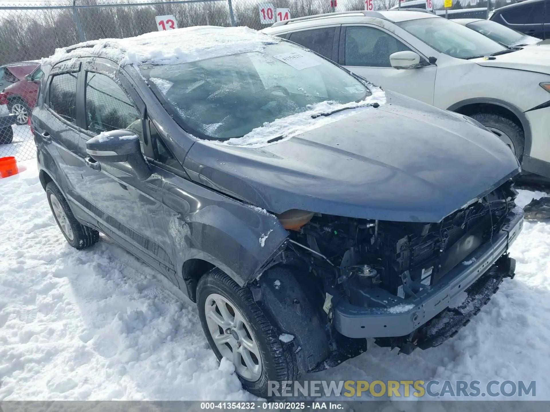 1 Photograph of a damaged car MAJ6S3GL0NC466609 FORD ECOSPORT 2022