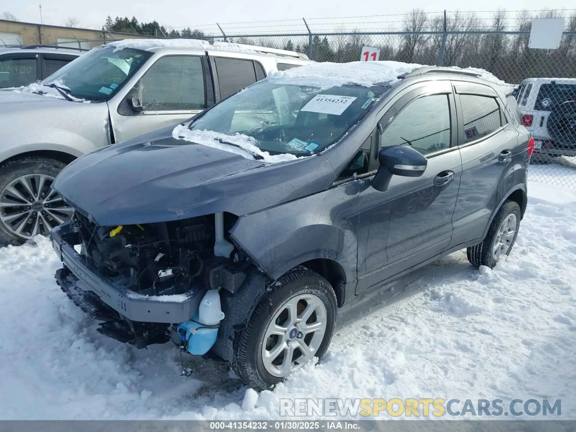 2 Photograph of a damaged car MAJ6S3GL0NC466609 FORD ECOSPORT 2022