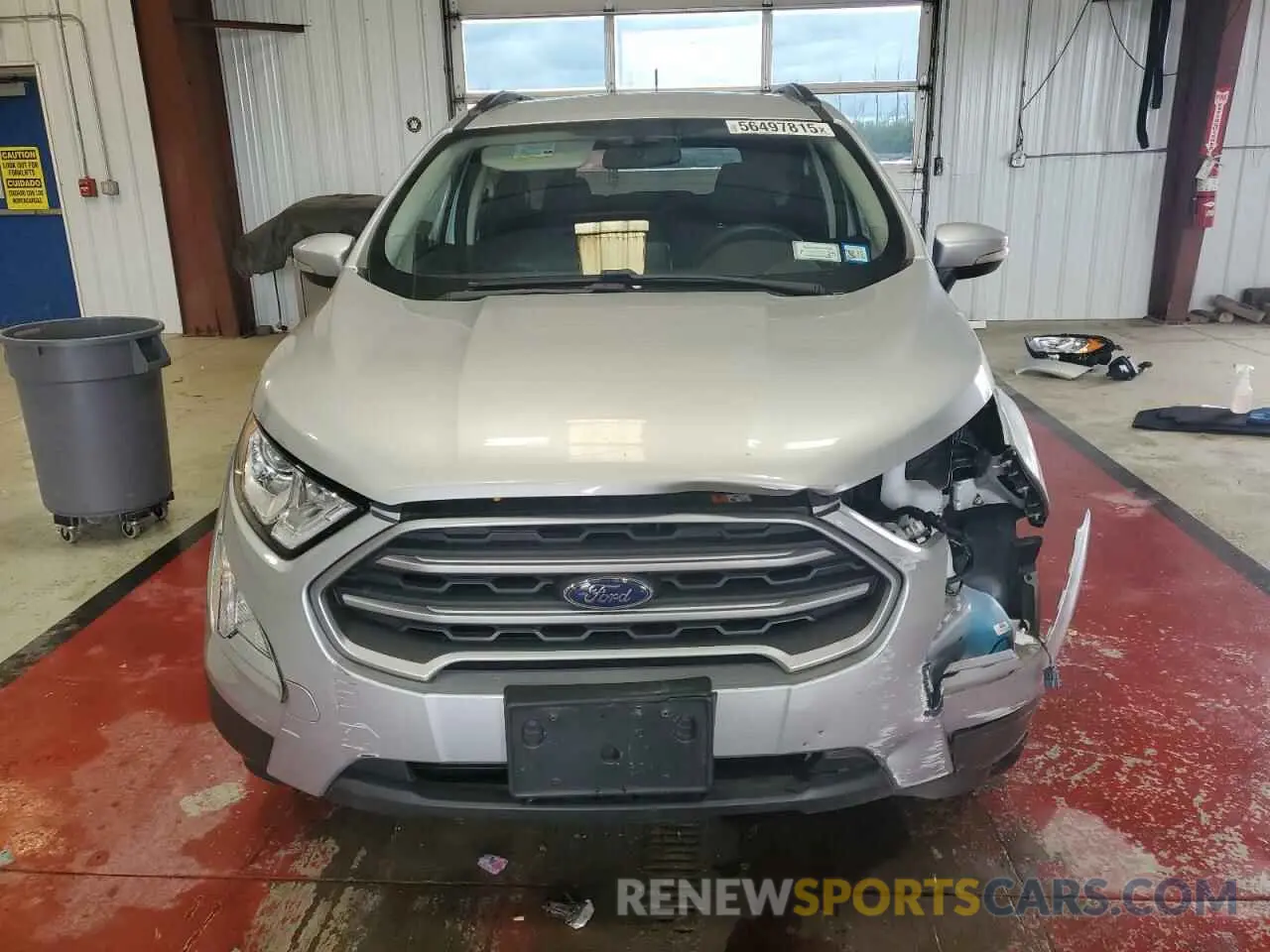 5 Фотография поврежденного автомобиля MAJ6S3GL1NC458390 FORD ECOSPORT 2022