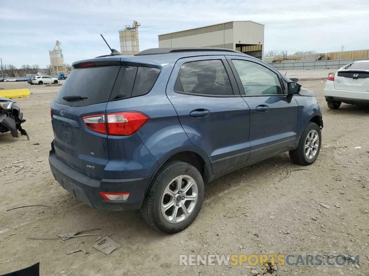 3 Photograph of a damaged car MAJ6S3GL2NC469964 FORD ECOSPORT 2022