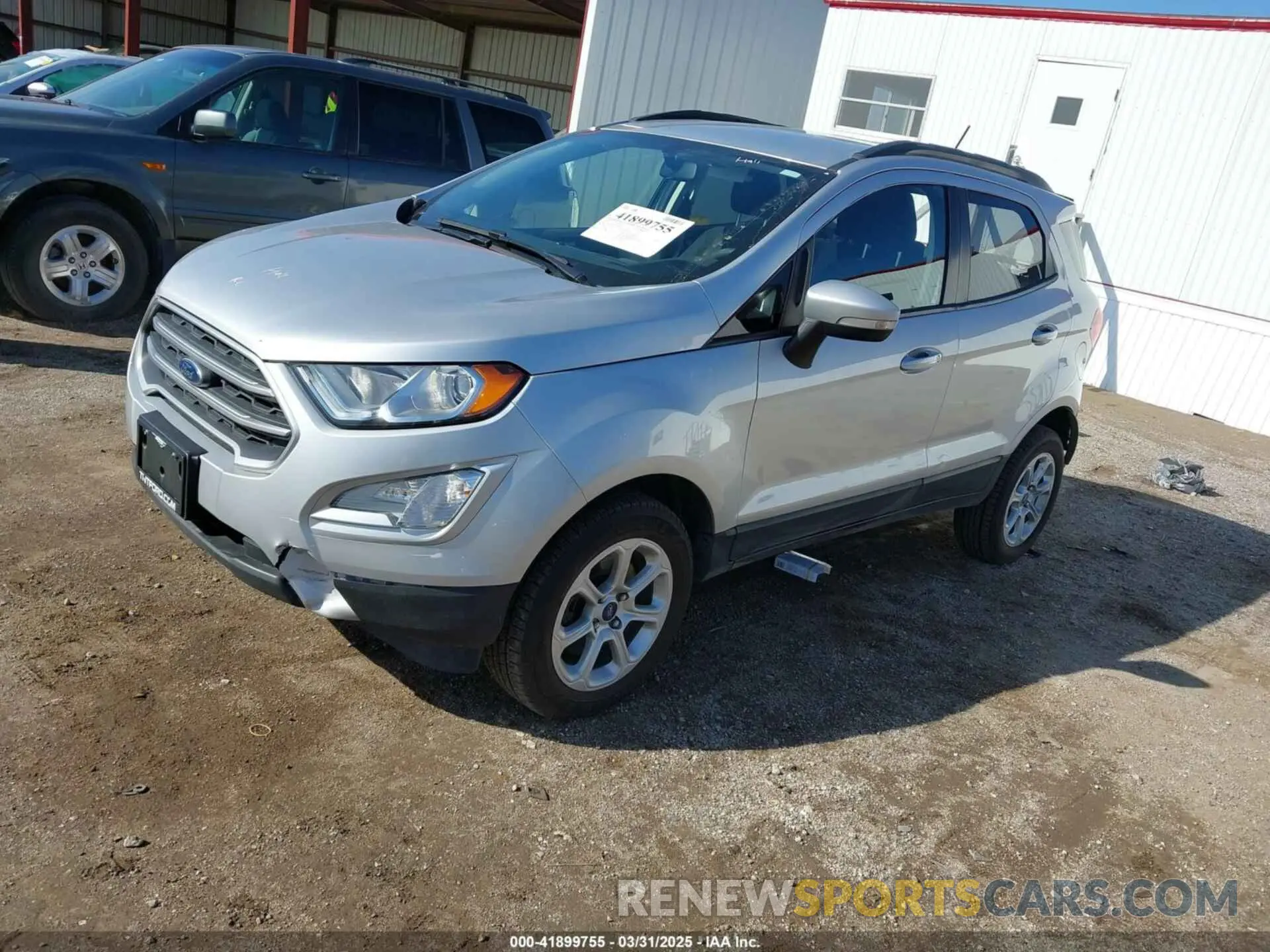 2 Фотография поврежденного автомобиля MAJ6S3GL3NC458892 FORD ECOSPORT 2022