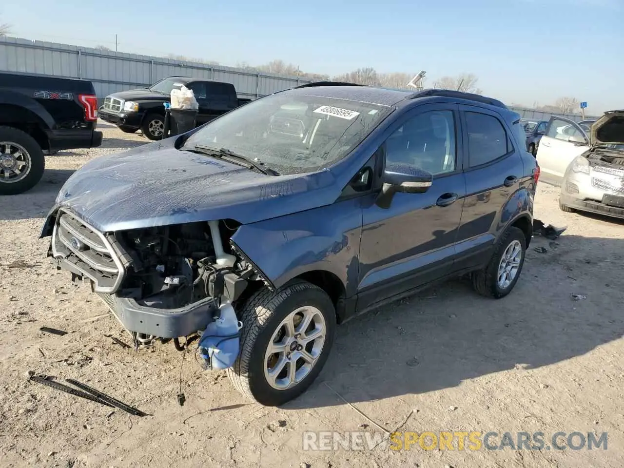 1 Фотография поврежденного автомобиля MAJ6S3GL4NC469965 FORD ECOSPORT 2022