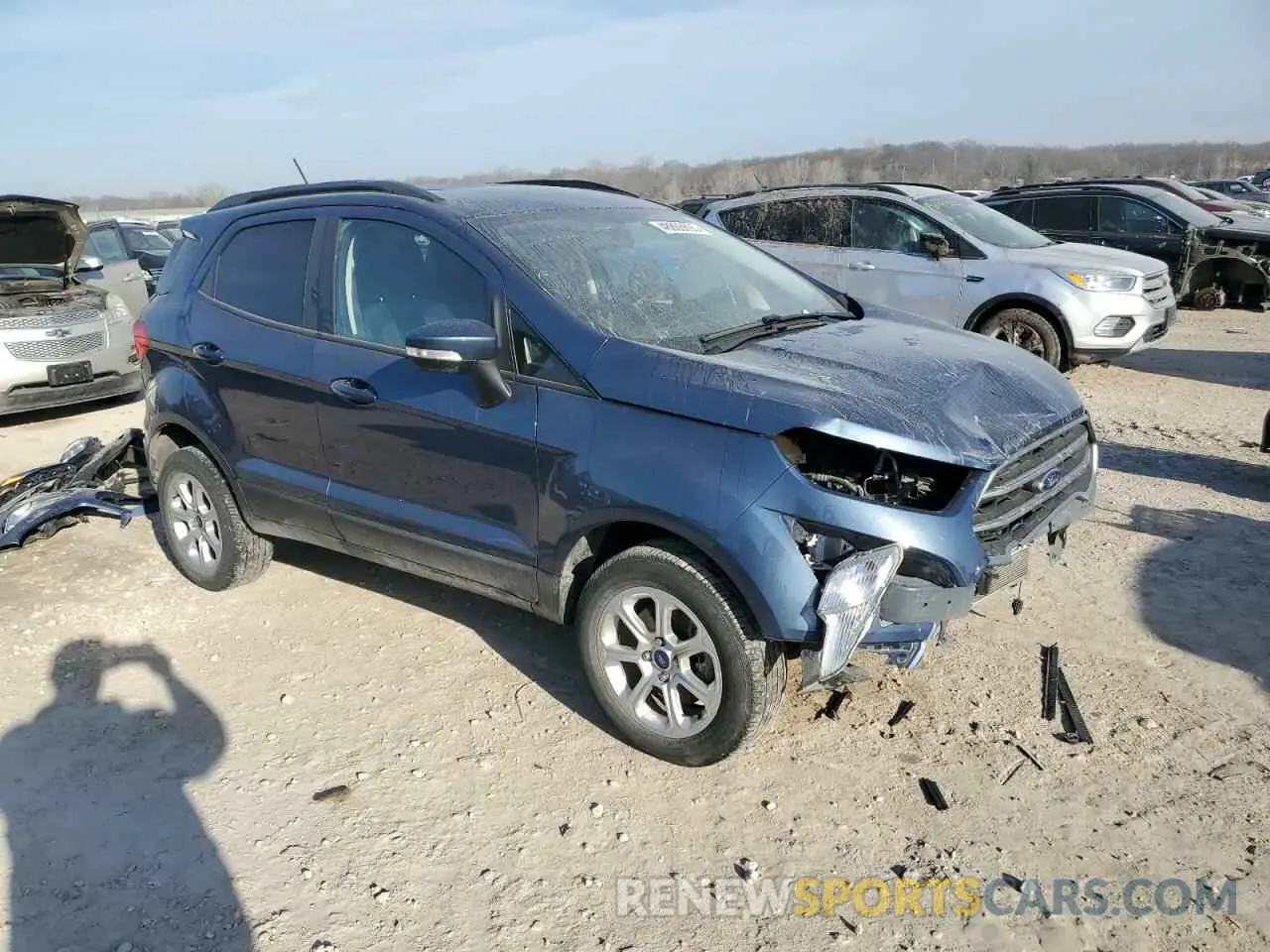 4 Фотография поврежденного автомобиля MAJ6S3GL4NC469965 FORD ECOSPORT 2022