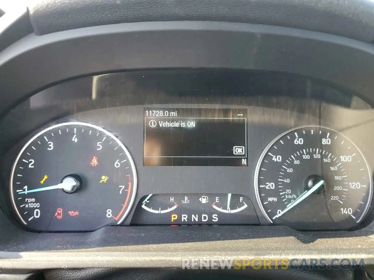 9 Фотография поврежденного автомобиля MAJ6S3GL5NC461213 FORD ECOSPORT 2022