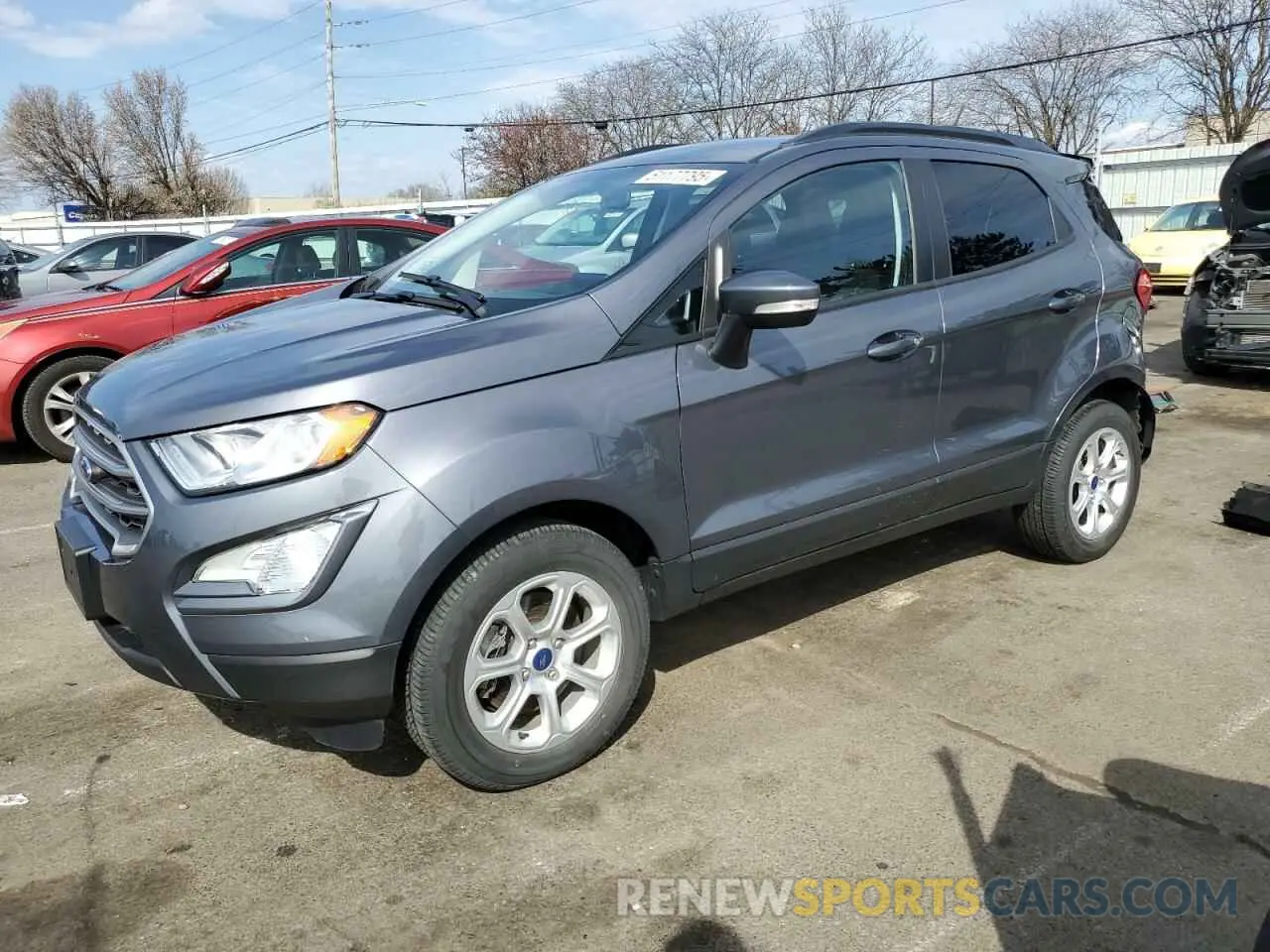 1 Фотография поврежденного автомобиля MAJ6S3GL6NC458725 FORD ECOSPORT 2022