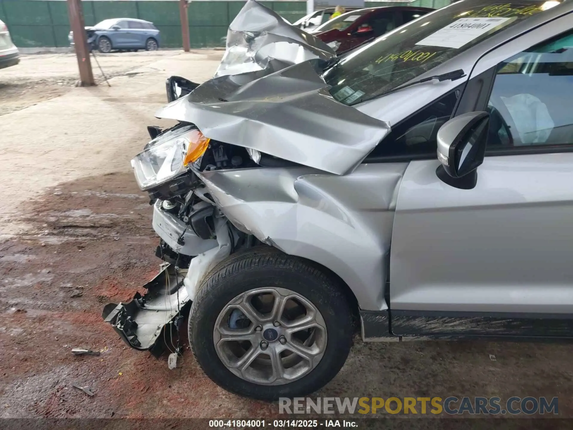 6 Photograph of a damaged car MAJ6S3GL6NC468395 FORD ECOSPORT 2022
